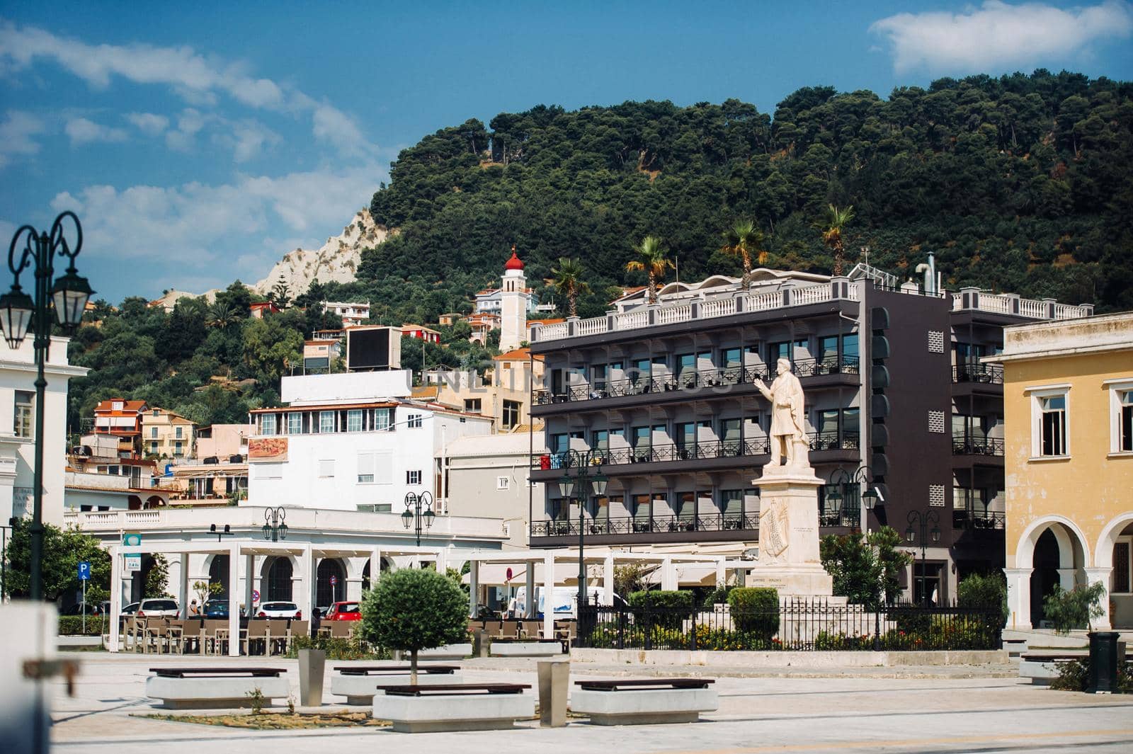 Zakynthos, the Main square in the old city of Zakynthos, Greece.island of zakynthos by Lobachad