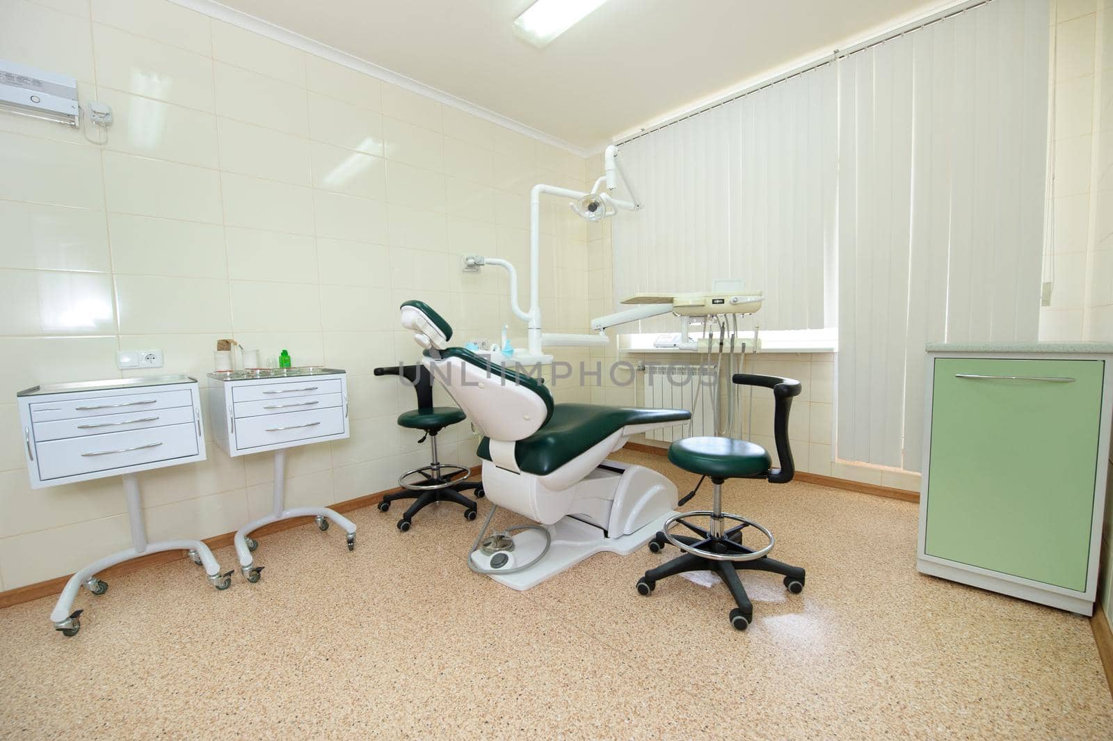 dentist's workplace in the dental office, accessories by Lobachad