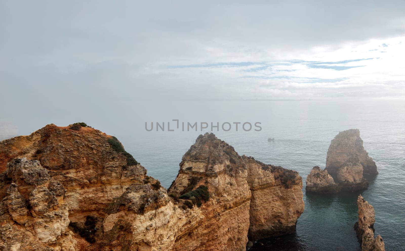 The rock formation of Ponta de Piedade - Lagos - Portugal.