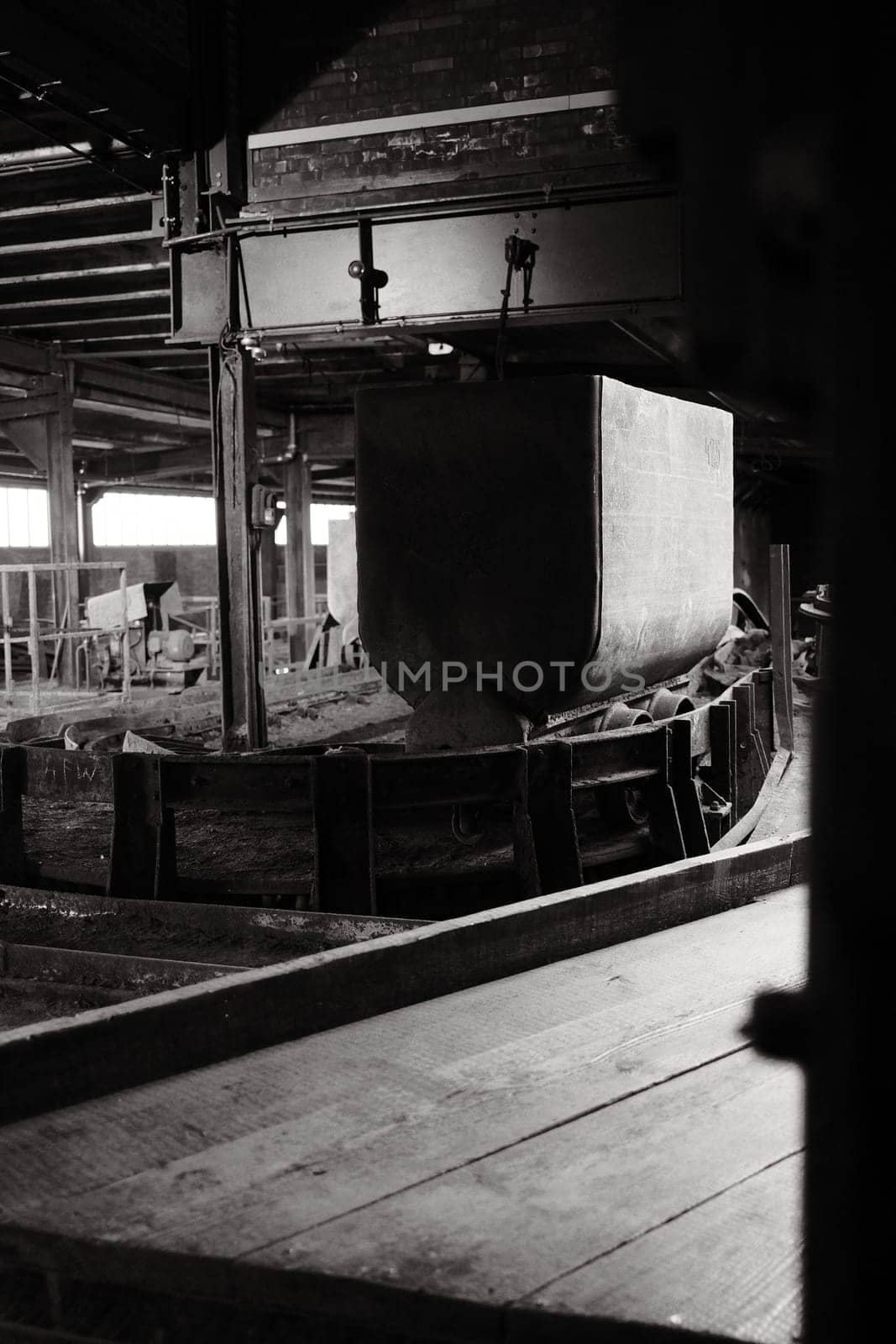 Coal lorry in a mine in the Ruhr area, Germany