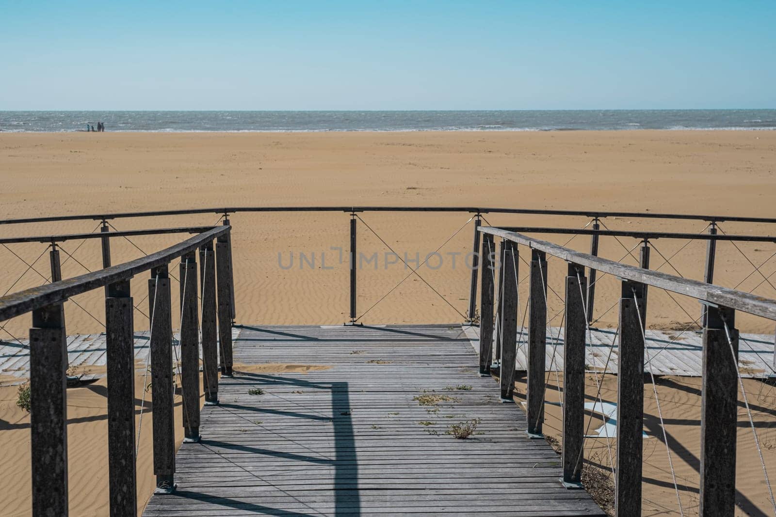 Deserted beach ready for summer vacation. European travel. Italy by Annavish