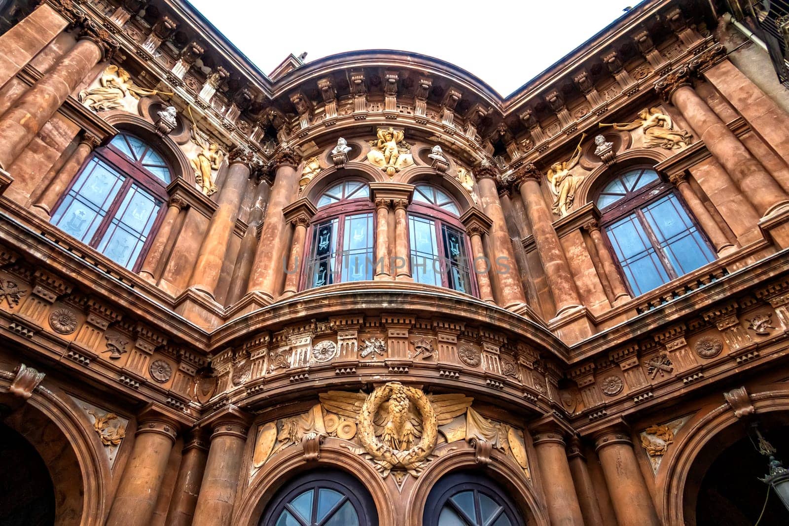 A part of Teatro Massimo Bellini, an opera house in Catania, Sicily, Italy