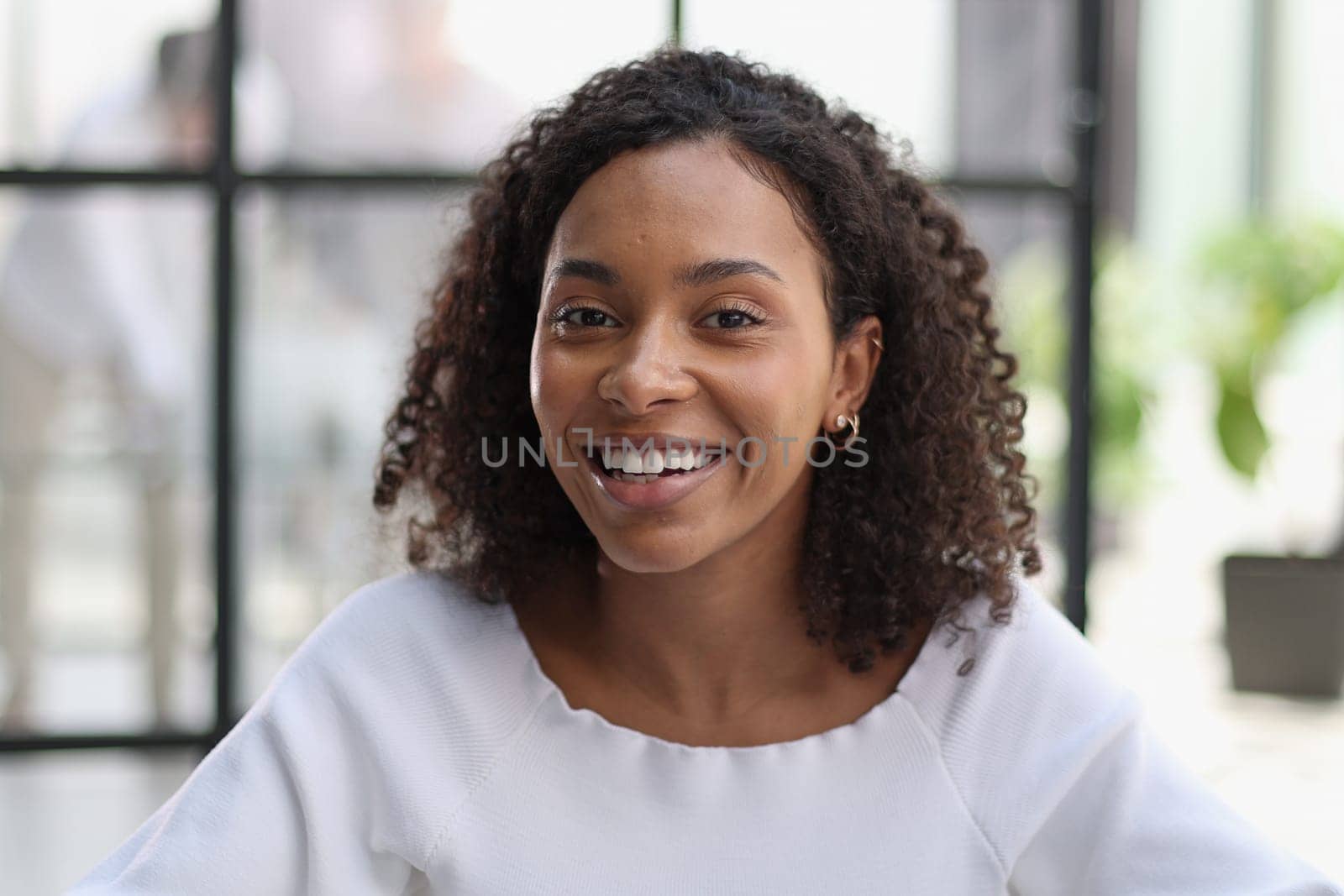 Beautiful smiling African ethnicity businesswoman