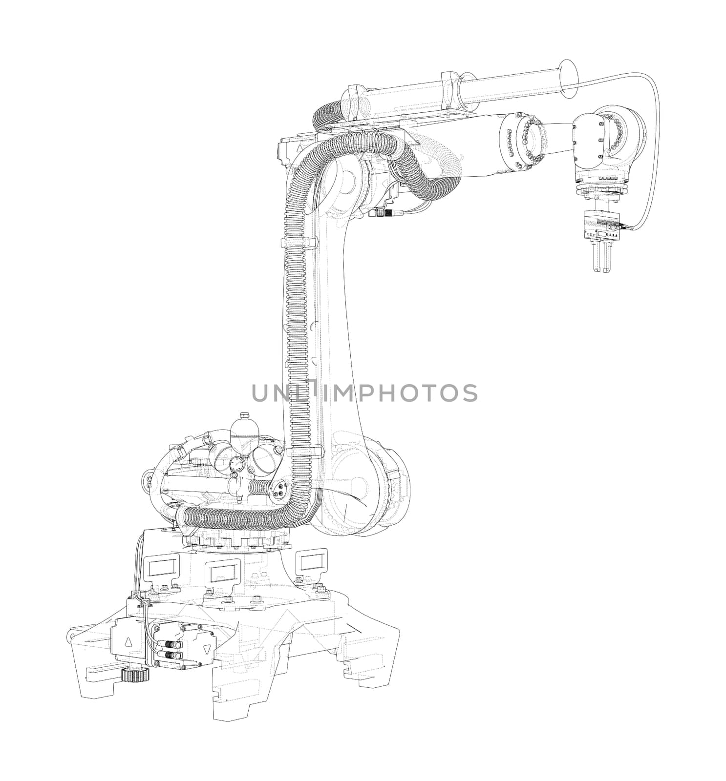 Industrial robot manipulator by cherezoff