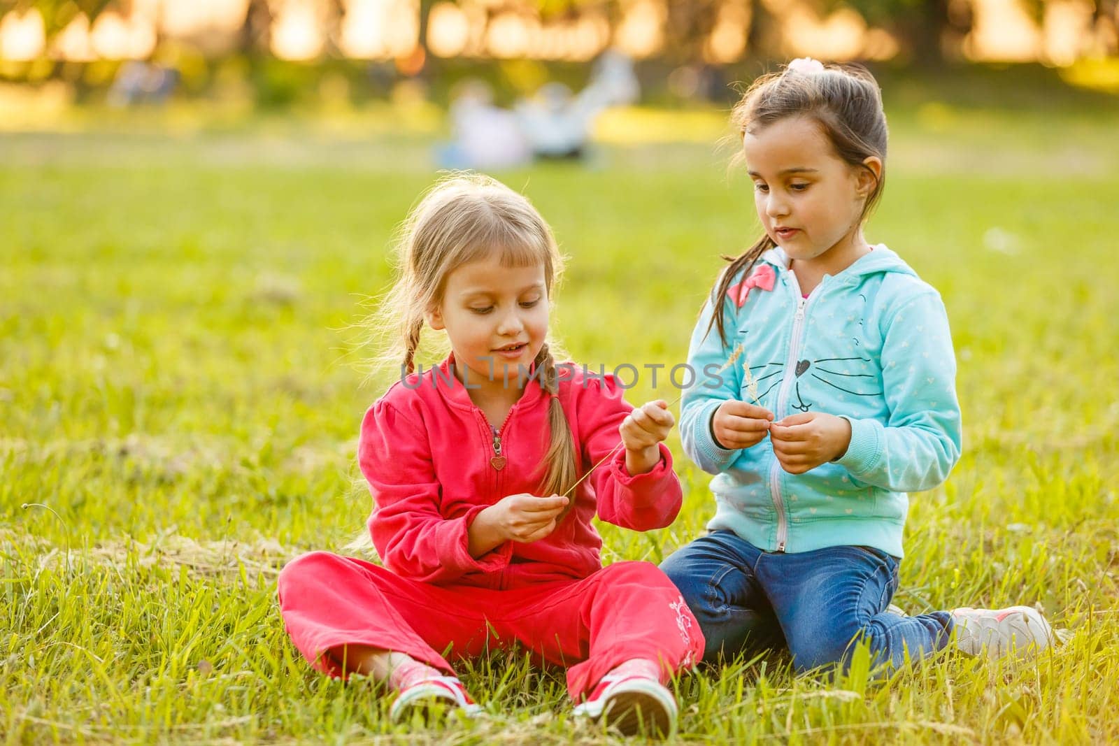 The best friends playing together.