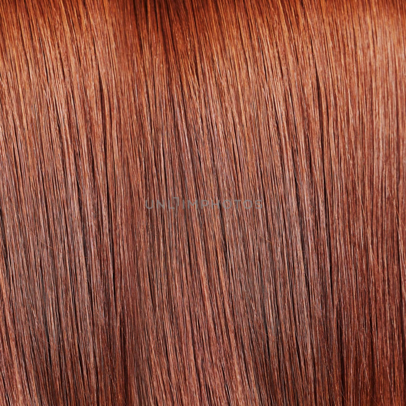 Zoom, textures and beauty with closeup of hair for shampoo, keratin and salon treatment. Glamour, colorful and shine with straight brunette extensions for growth, strand and pattern for background.
