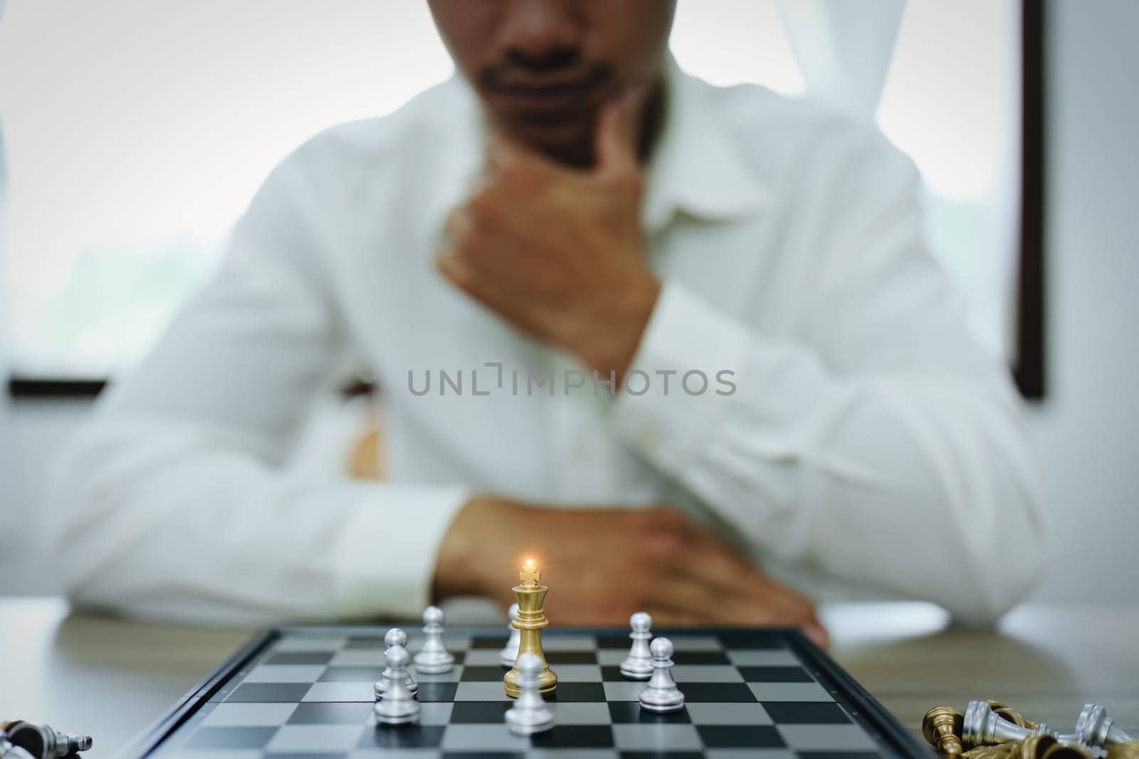 Playing and planning a chess walk, an entrepreneur is planning a business to compete with the competitors in the marketing by Manastrong