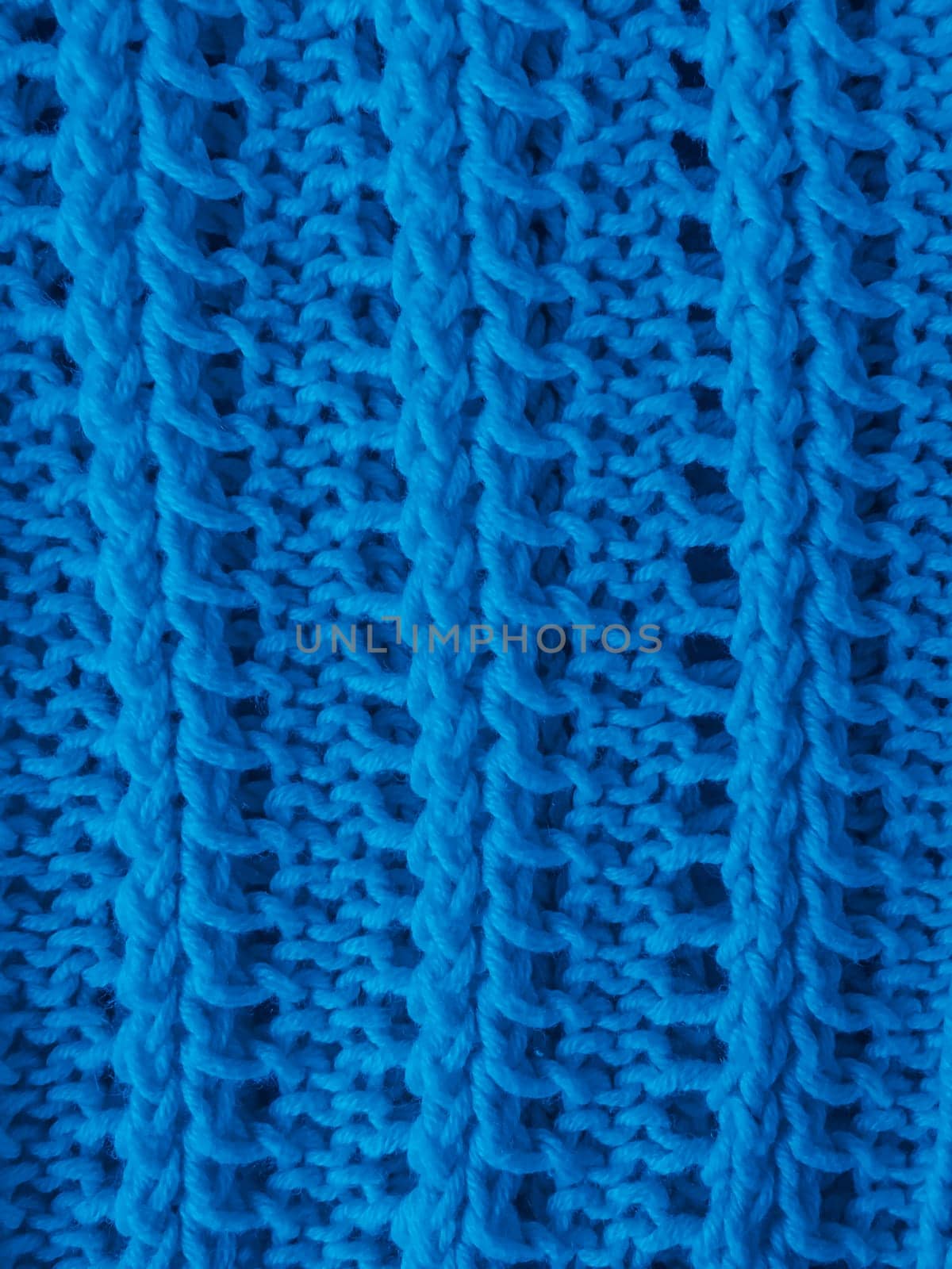 Organic knitting background with macro wool threads. by YASNARADA