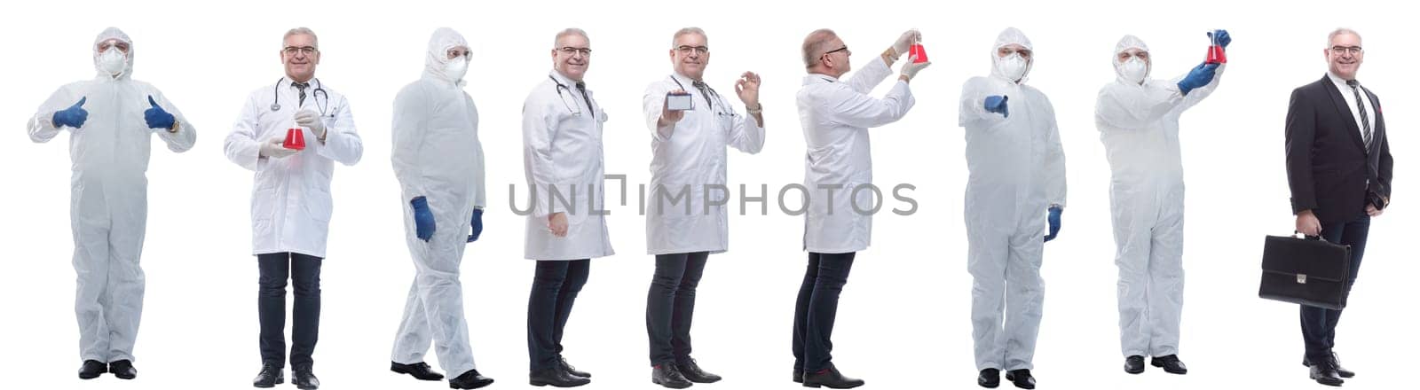 set of images of a man in full growth. displays many concepts