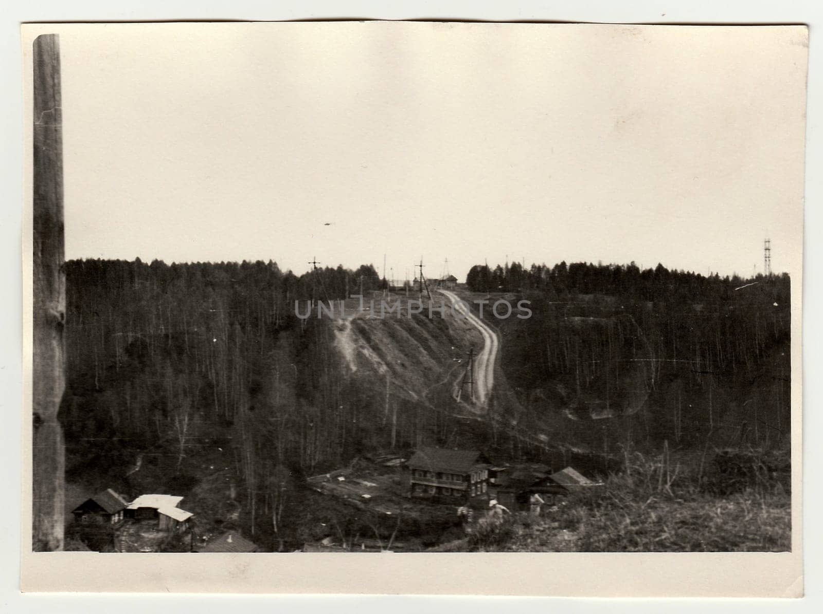 Vintage photo shows the beginning of construction (unknown project) in USSR. by roman_nerud