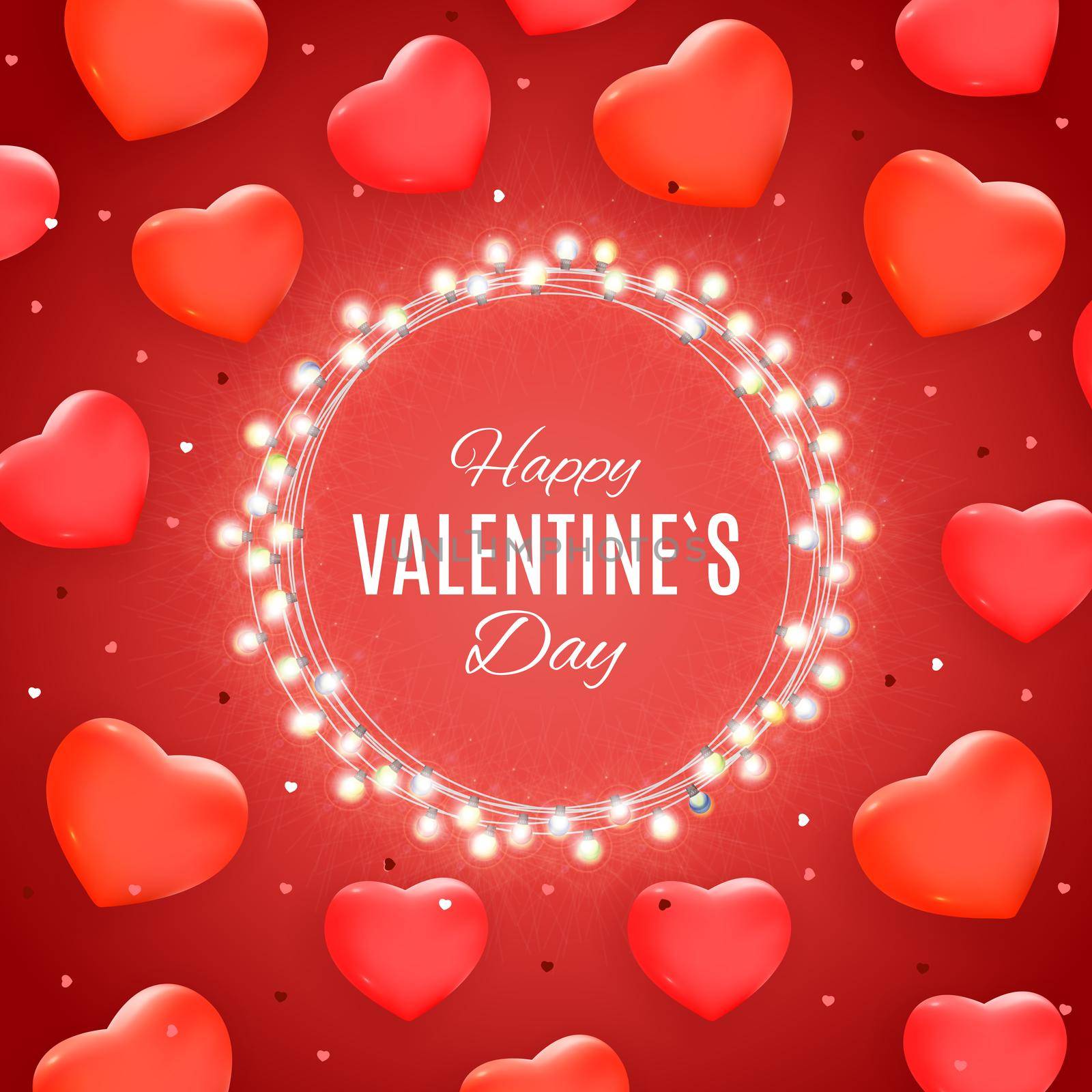 Valentine's Day Love and Feelings Sale Background Design. Vector illustration EPS10