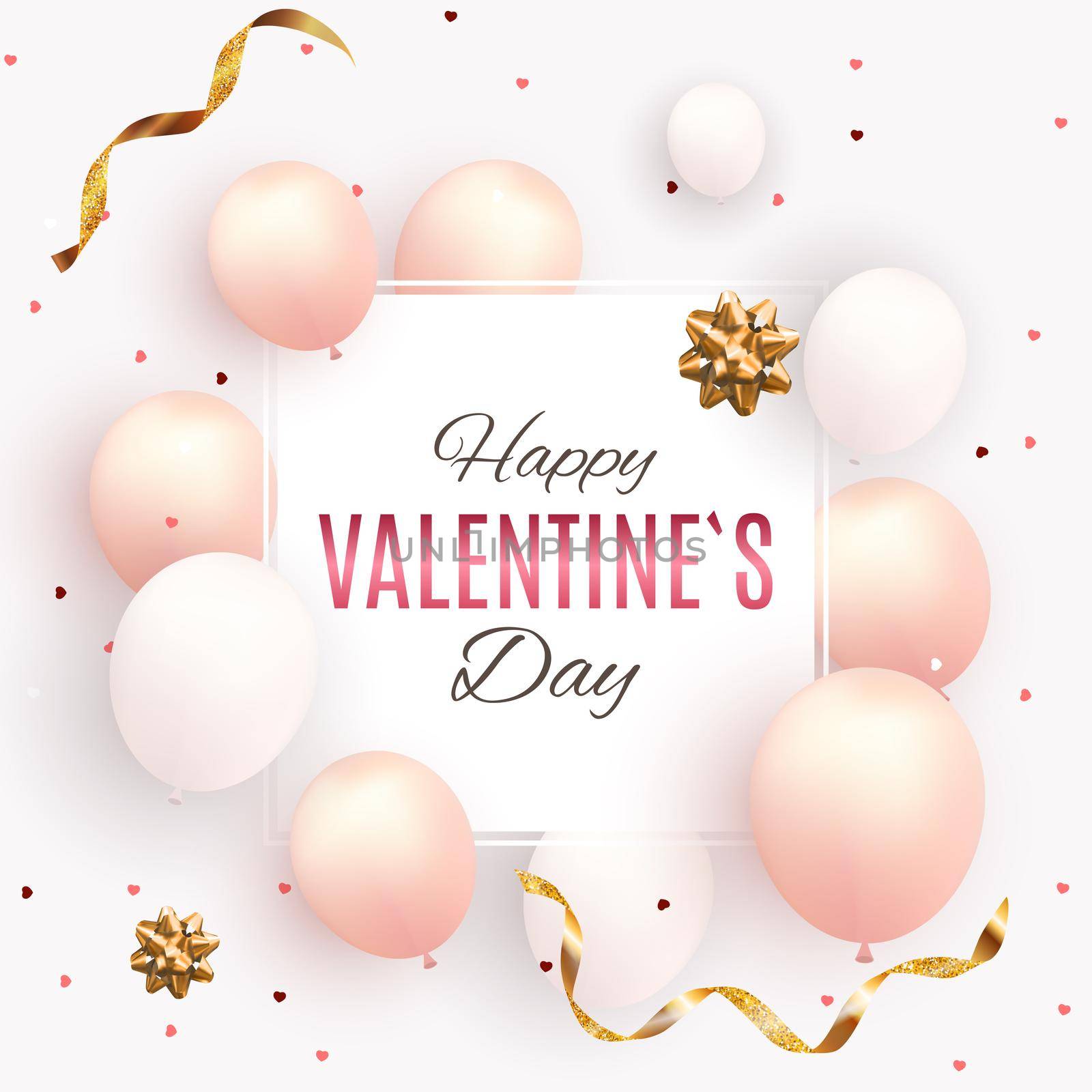 Valentine's Day Love and Feelings Background Design. Vector illustration EPS10