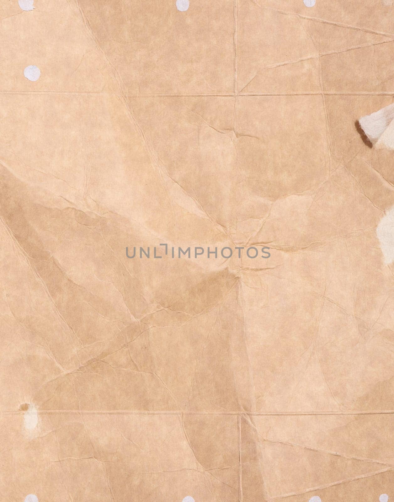 Crumpled brown paper, full frame