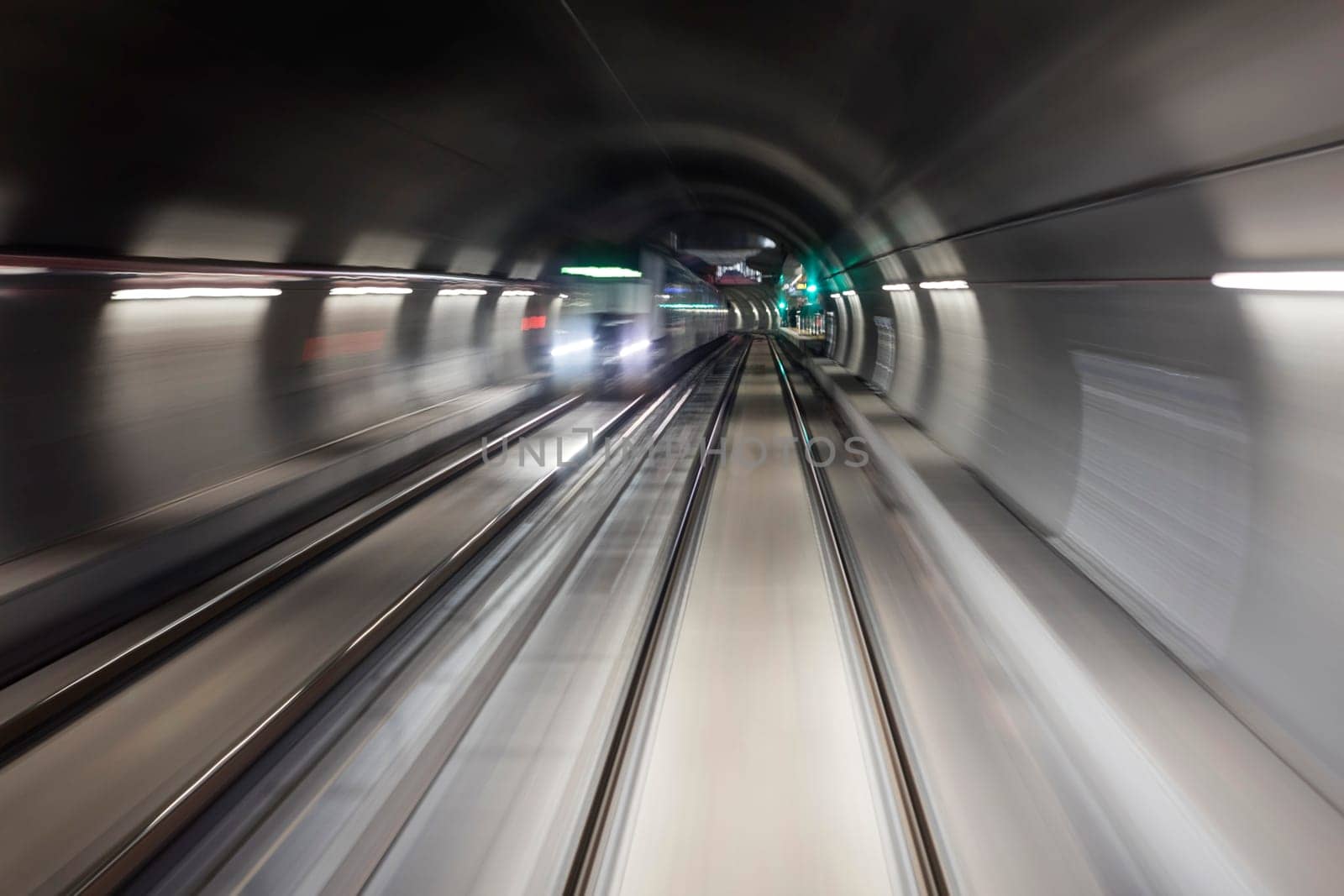 Real tunnel with high speed. High quality photo