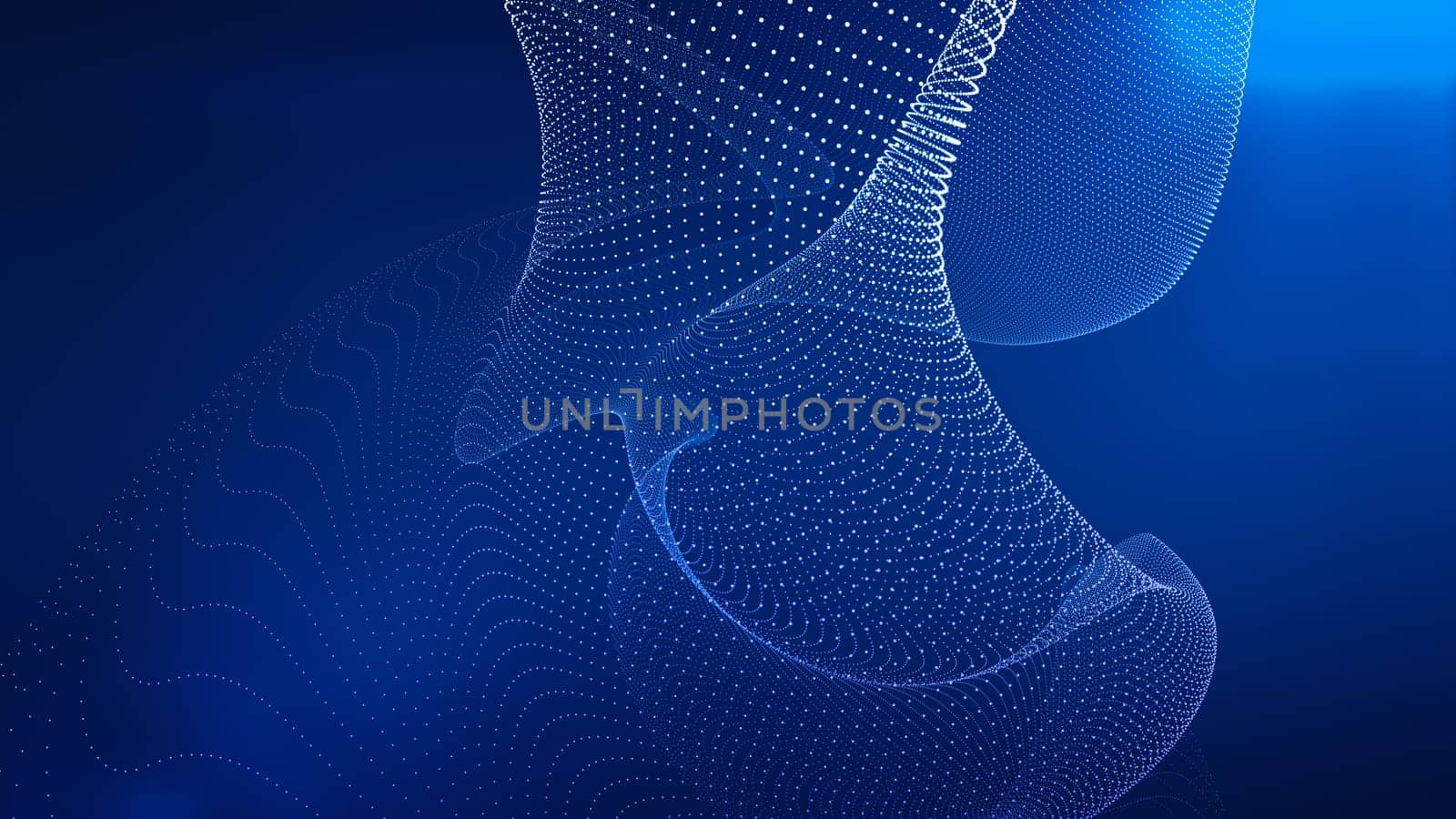 Universe of data inside of the virtual reality on abstract background. Cloud computing concept. by ImagesRouges