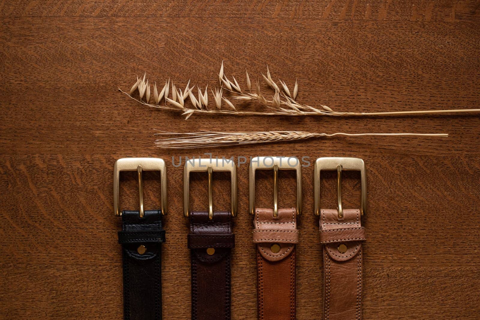 Leather belts set. natural lighting by Ashtray25