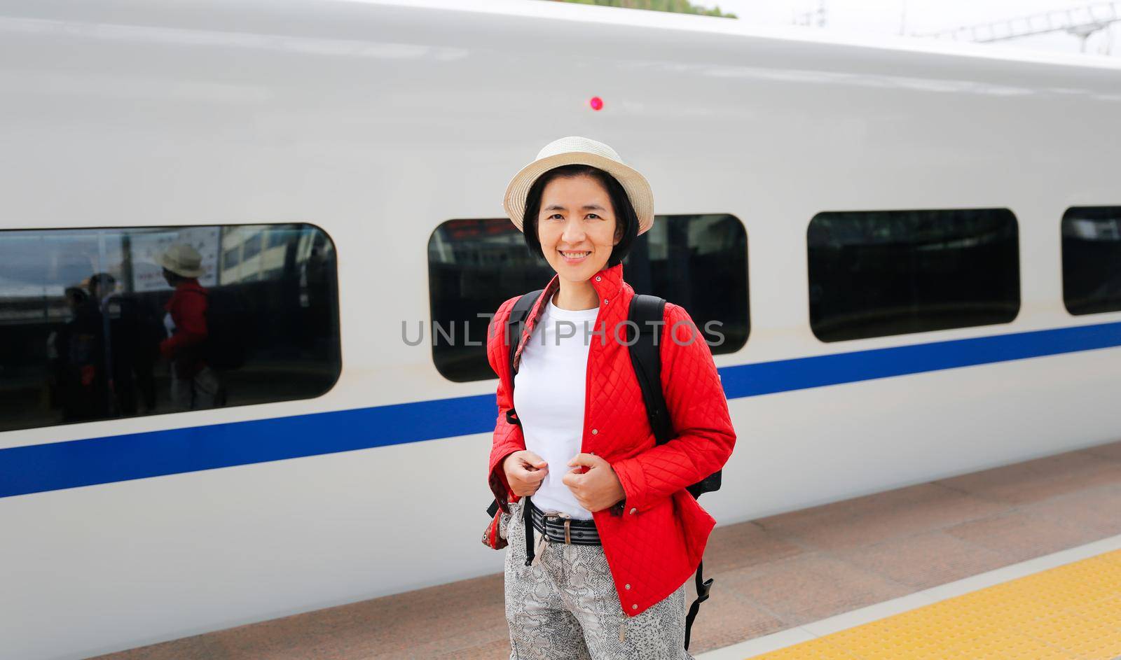 Tourist passengers traveling with China high-speed train is a quick and easy affair due to the high speed rail. by toa55