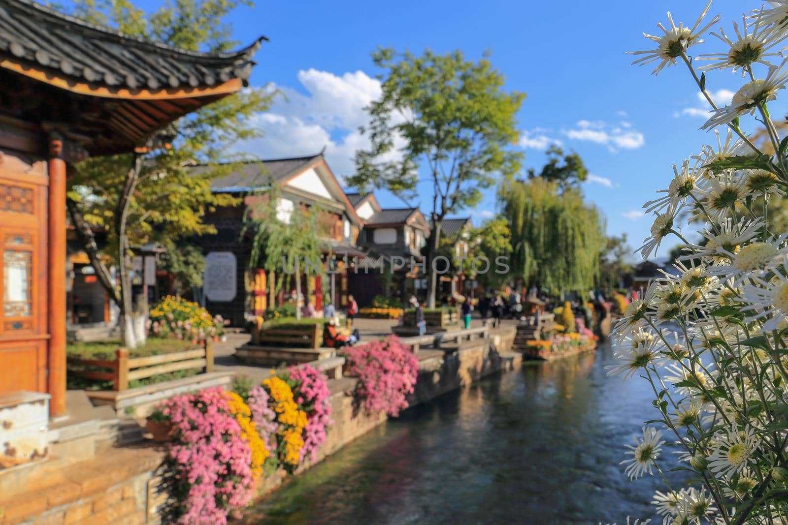 Creek at Lijiang old town , world Heritage site , Yunnan, China, Asia