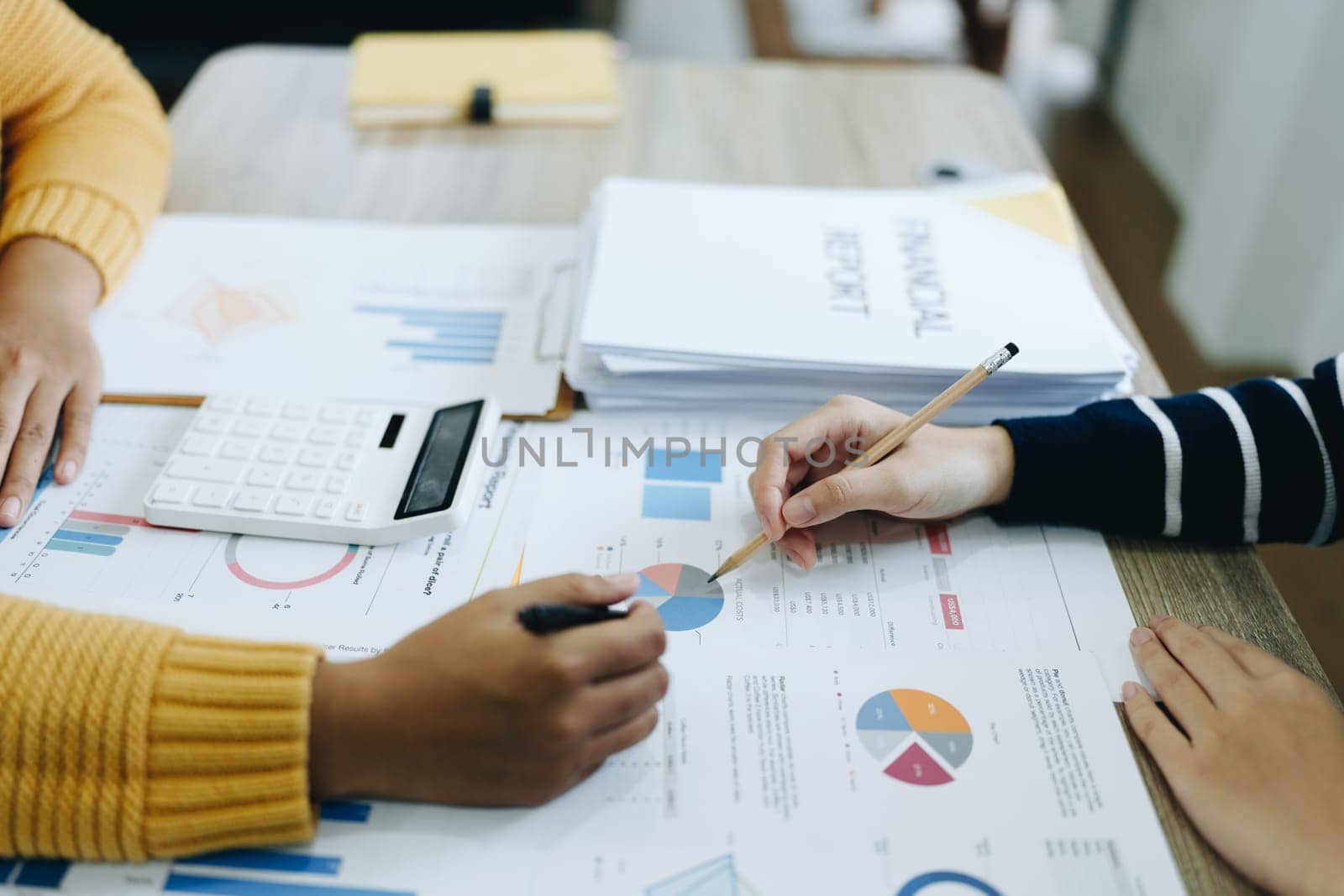 Asian entrepreneurs and business people meeting in a conference room in business planning, financial budget and investment risk assessment to analyze customer groups to increase company growth.