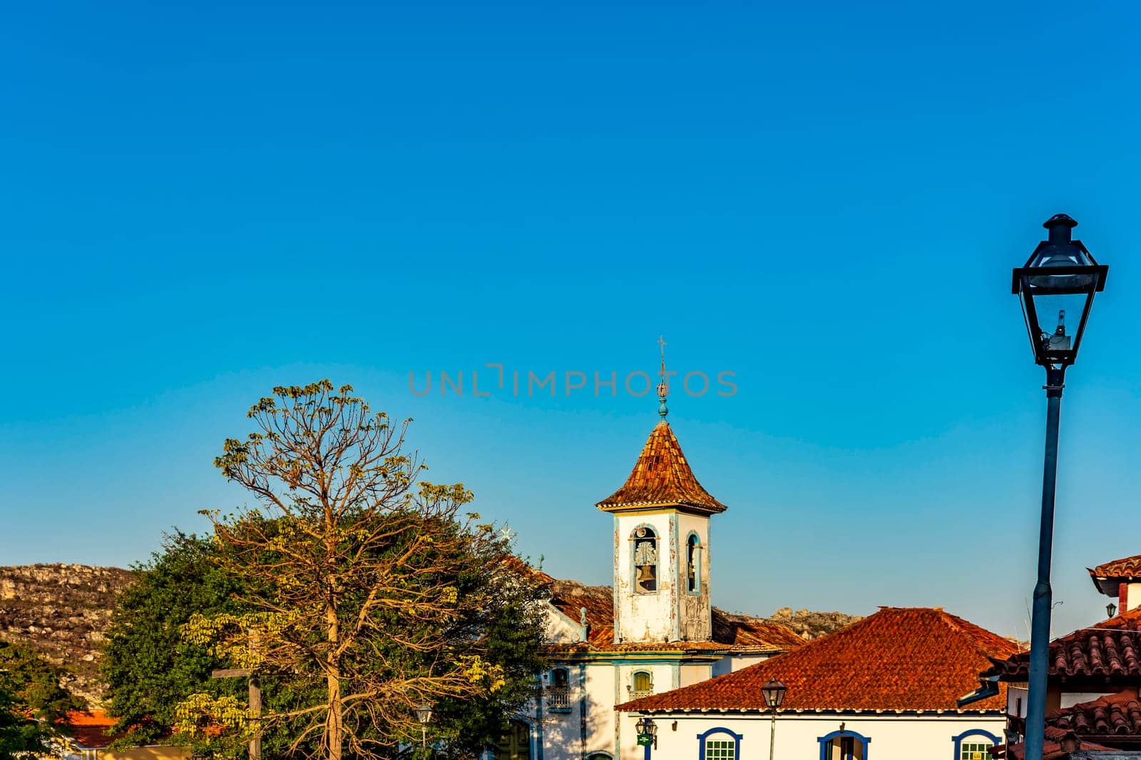 Baroque church tower with bell by Fred_Pinheiro