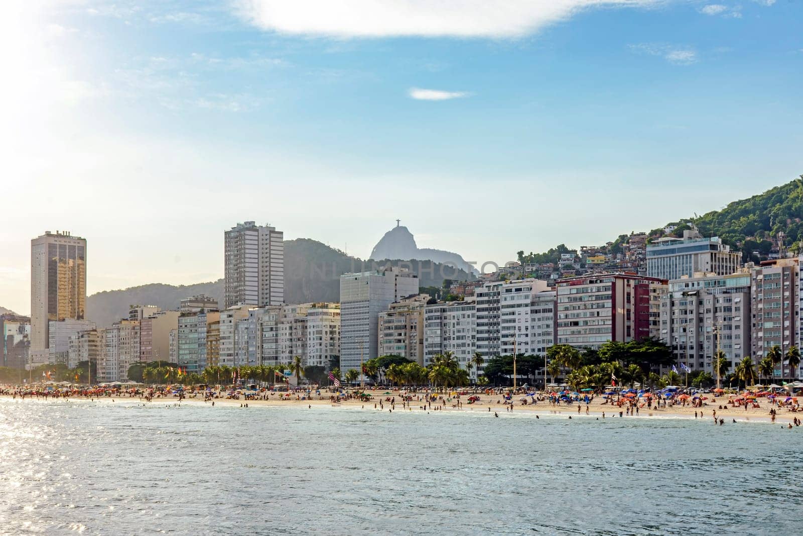 Sunny day at Copacabana Beach in Rio De Janeiro by Fred_Pinheiro