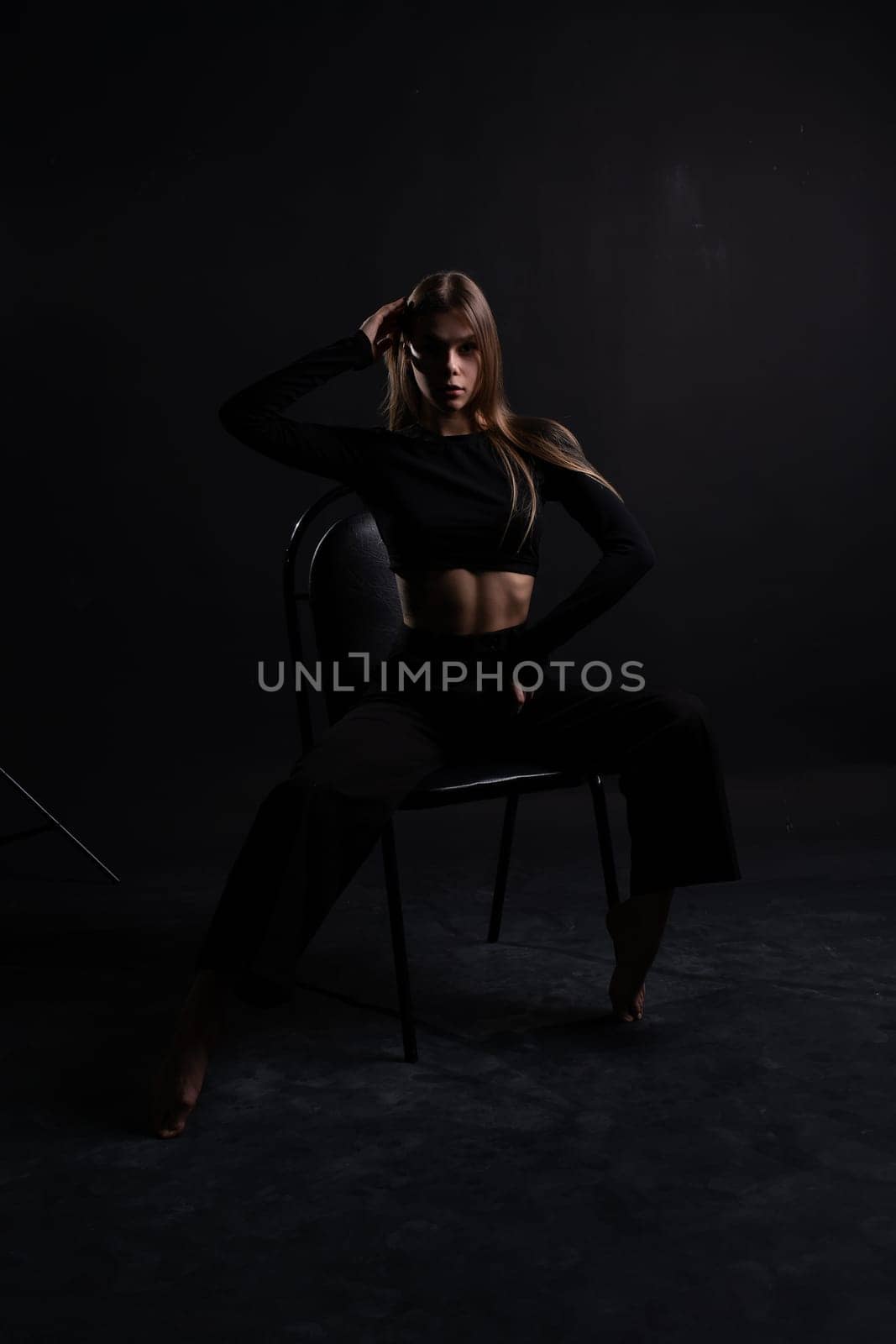 female chair background woman young caucasian girl fashion luxury sexy black beauty beautiful