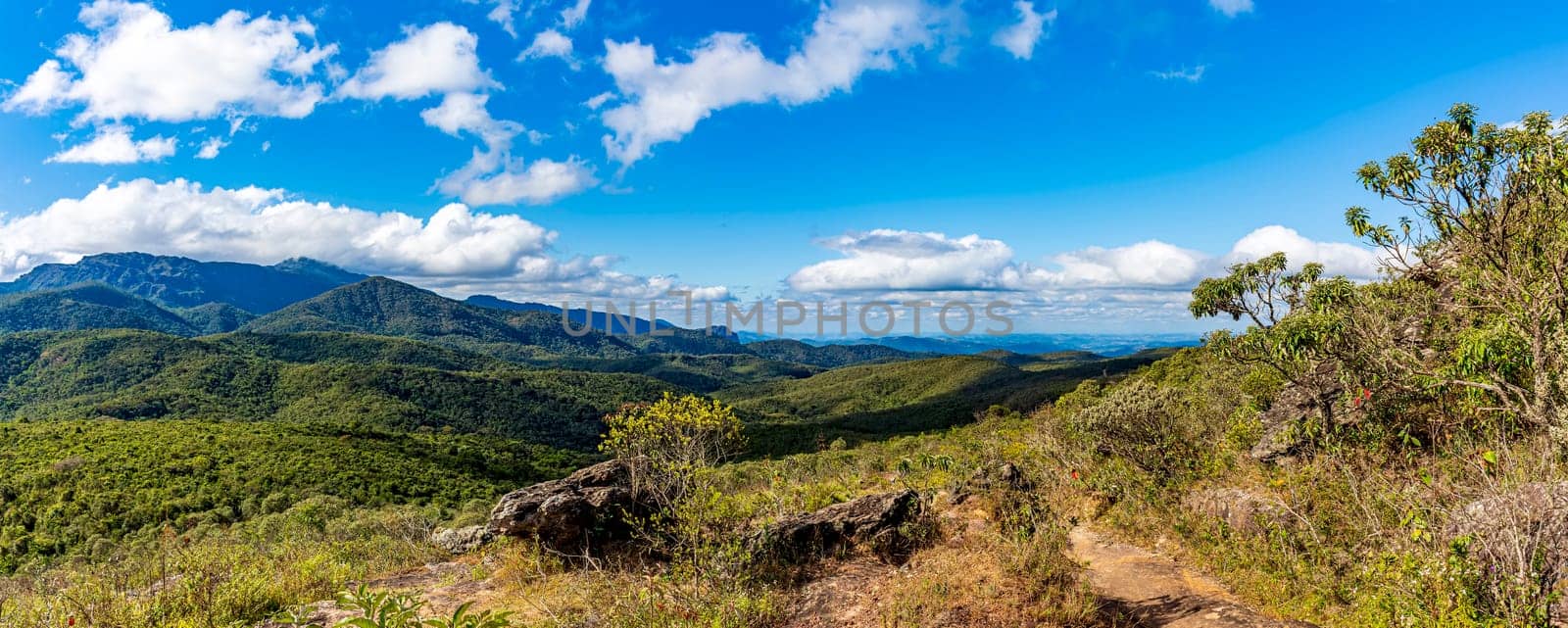 Panoramic image of the mountain ranges by Fred_Pinheiro