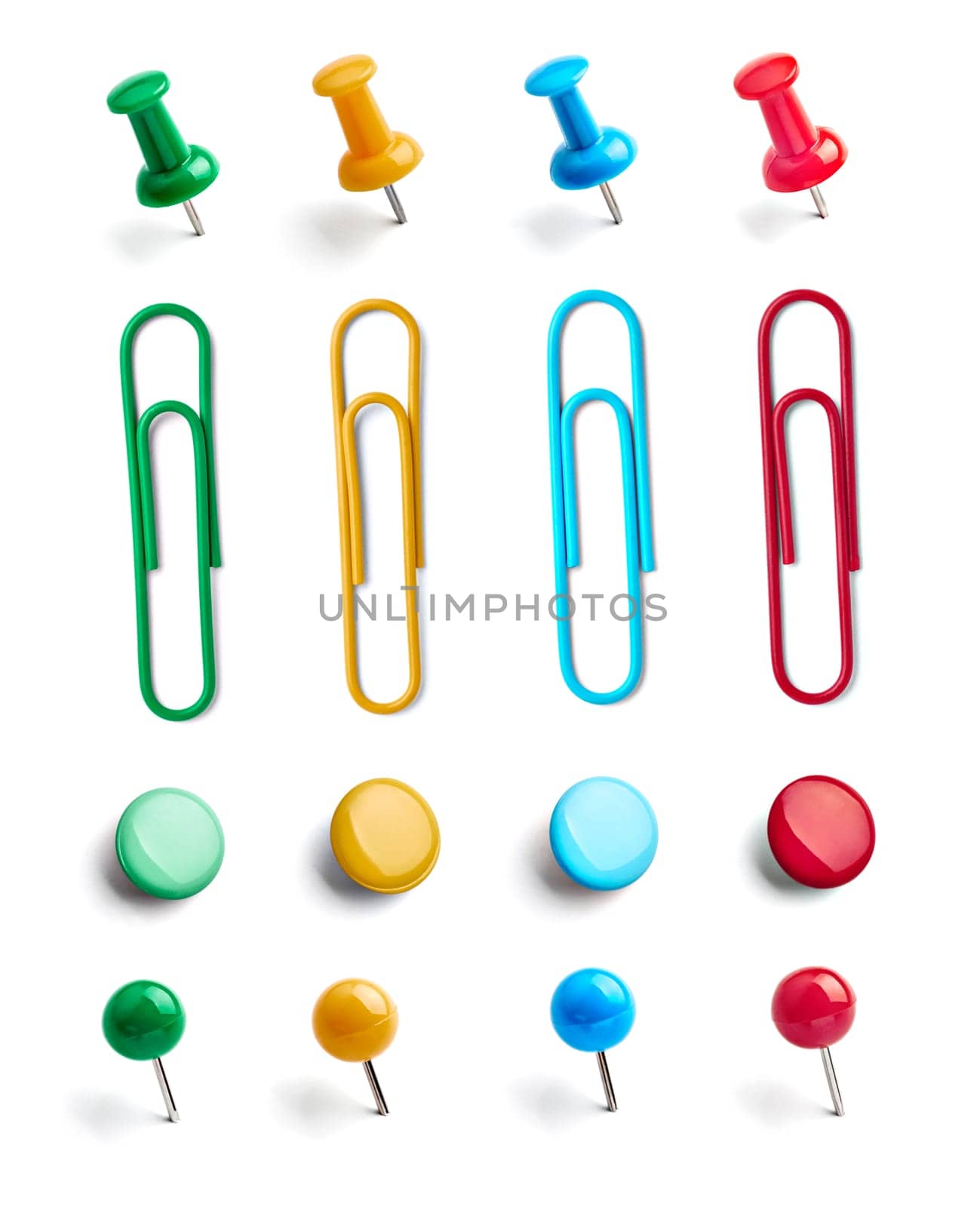push pin paper clip thumbtack note office by Picsfive