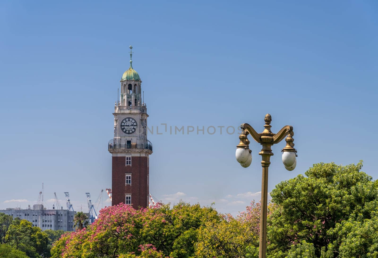 Torre Monumental renamed from Torre de los Ingleses after Falkands War in Buenos Aires in Argentina