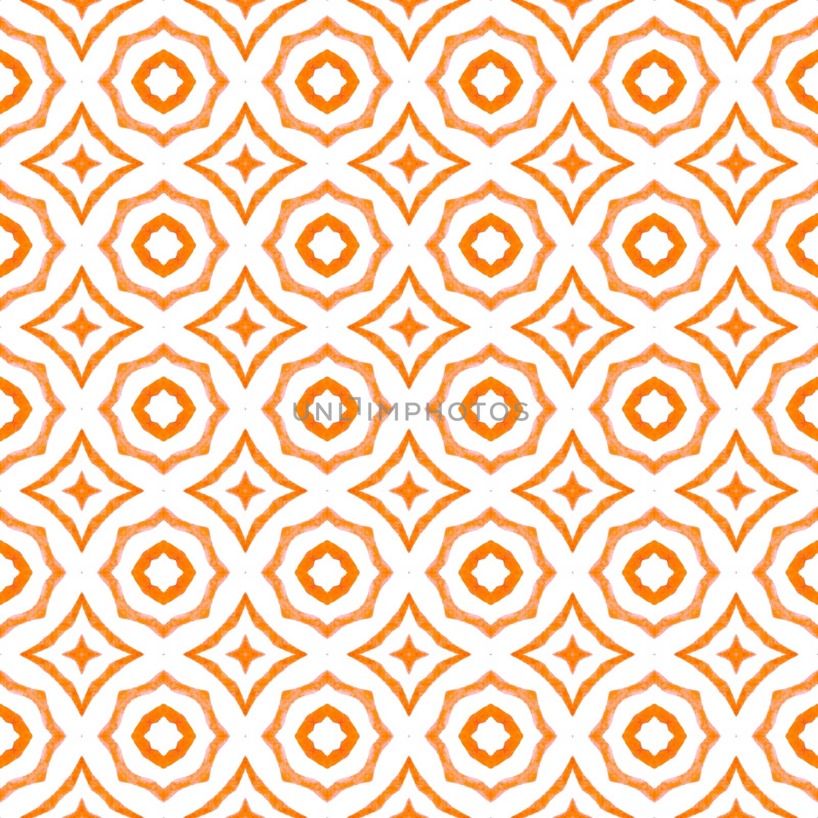 Textile ready lovely print, swimwear fabric, wallpaper, wrapping. Orange pleasant boho chic summer design. Summer exotic seamless border. Exotic seamless pattern.