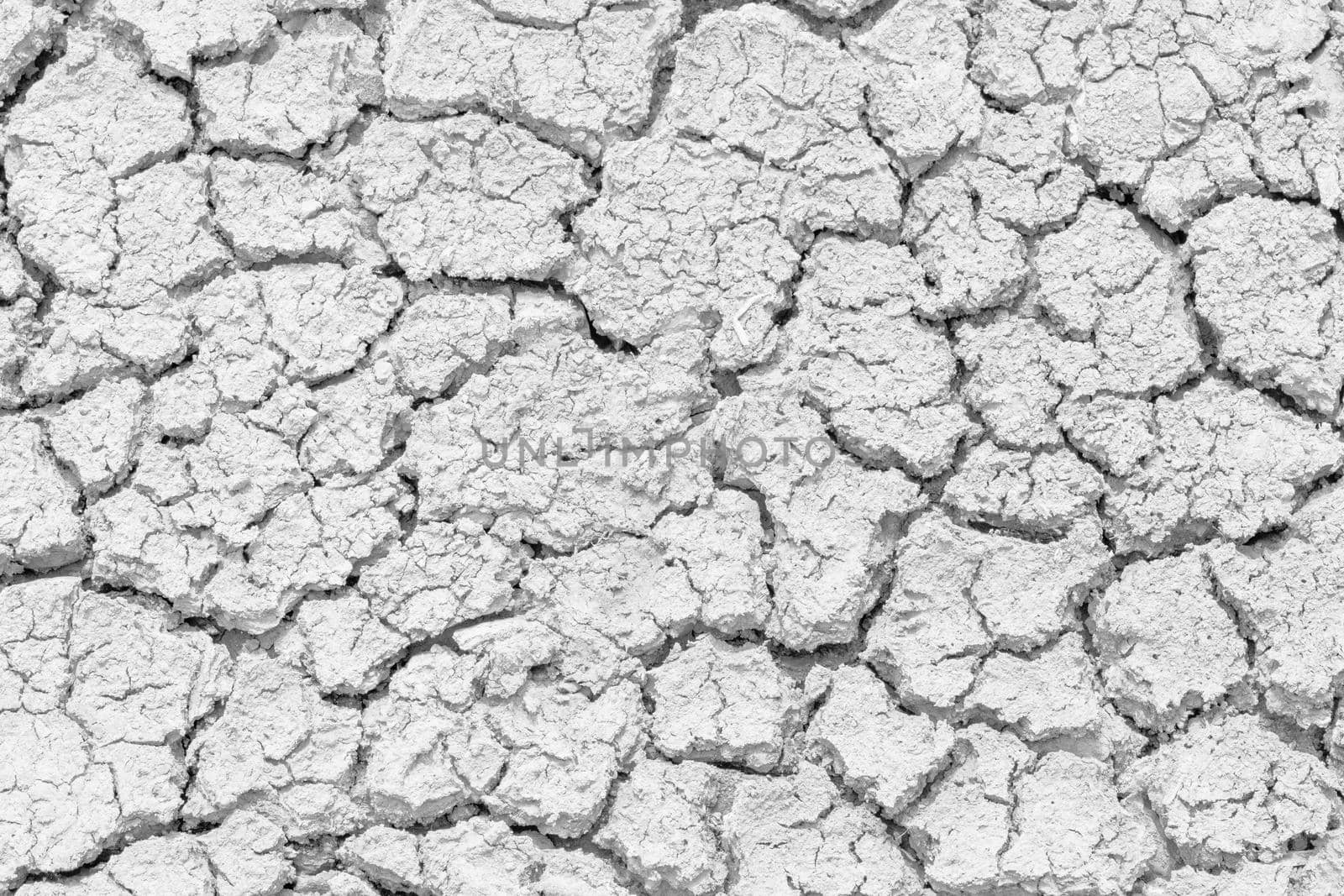 Soil texture background crack pattern for design.