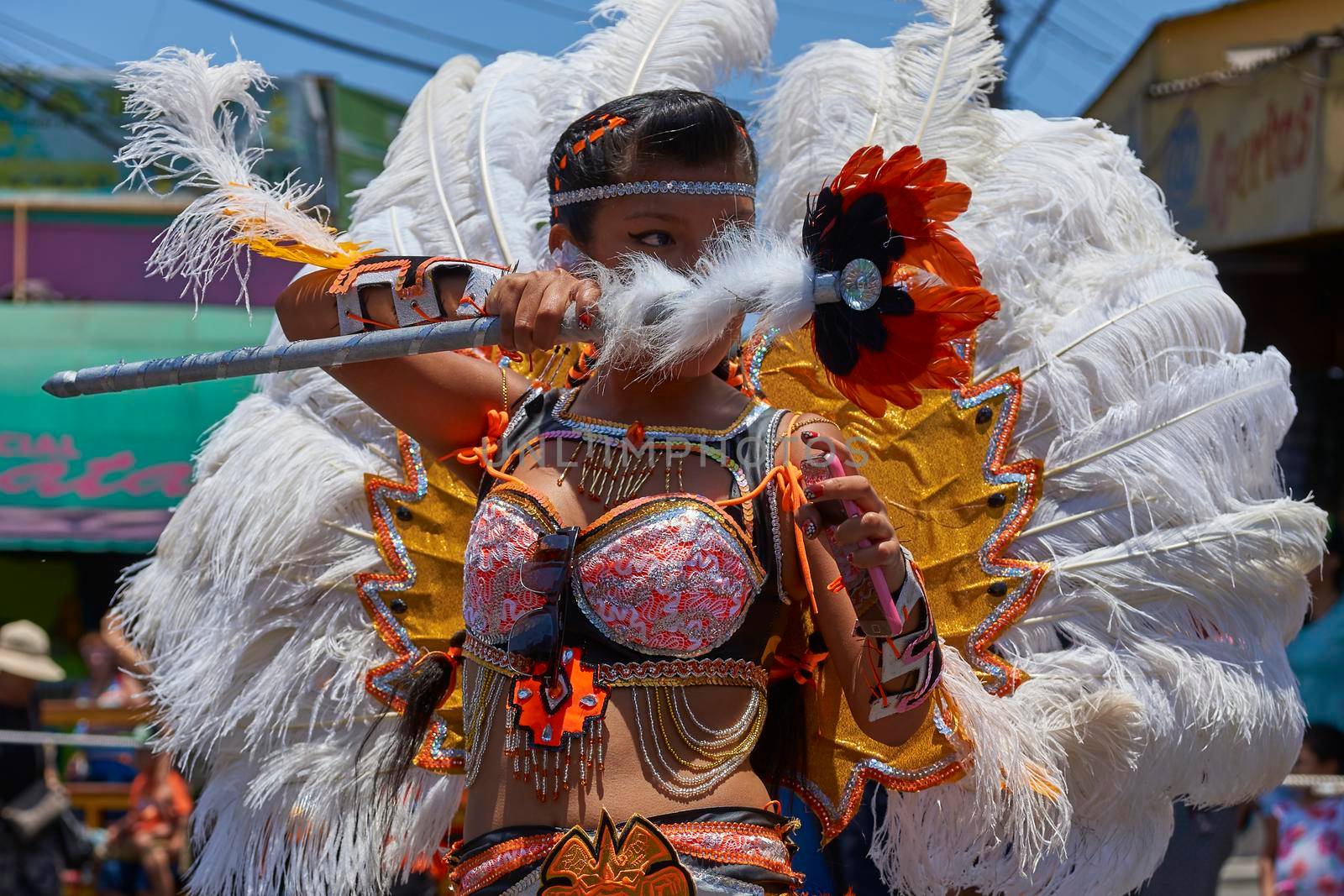 Diablada dancers at the Arica Carnival by JeremyRichards