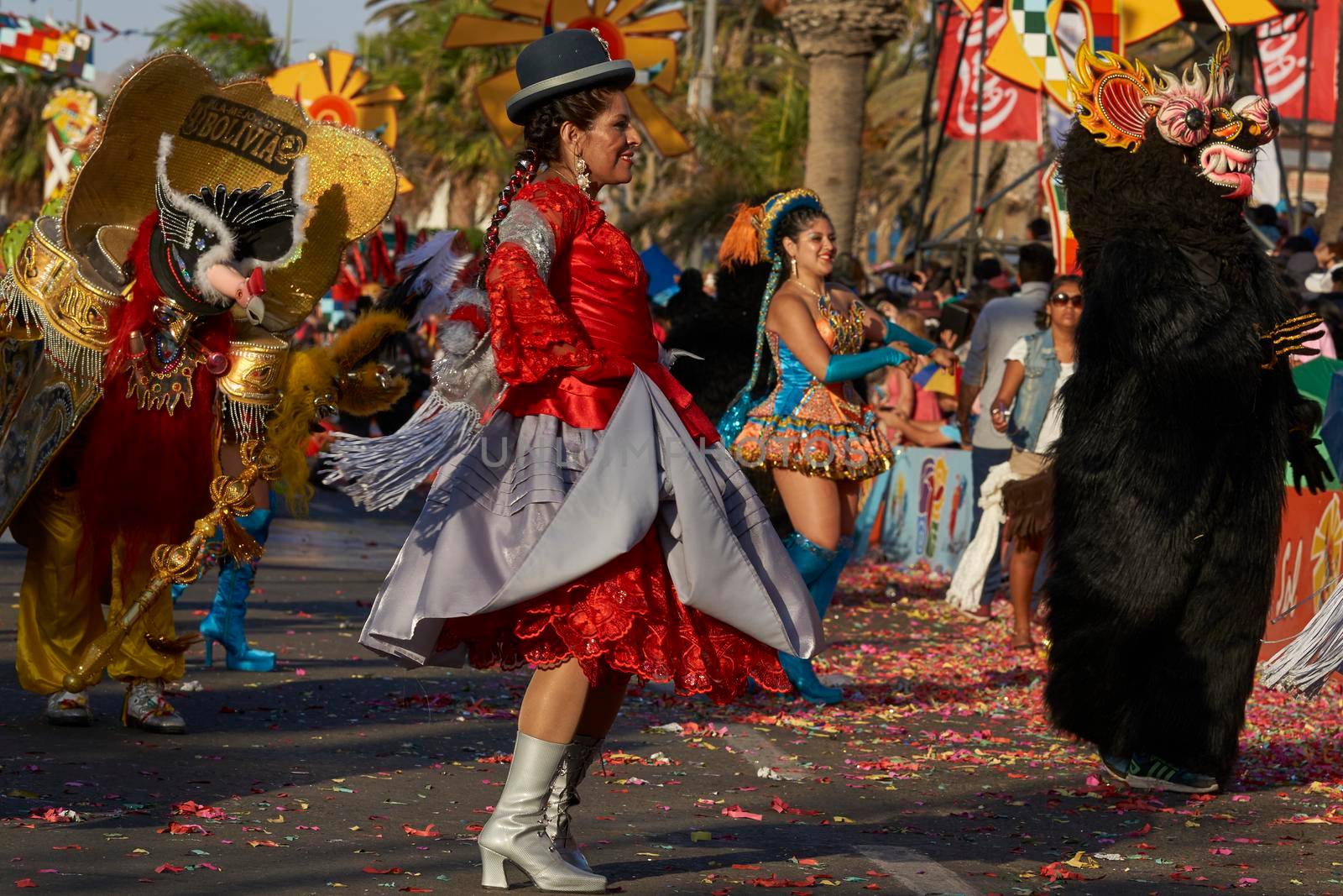 Morenada dancers at the Arica Carnival by JeremyRichards