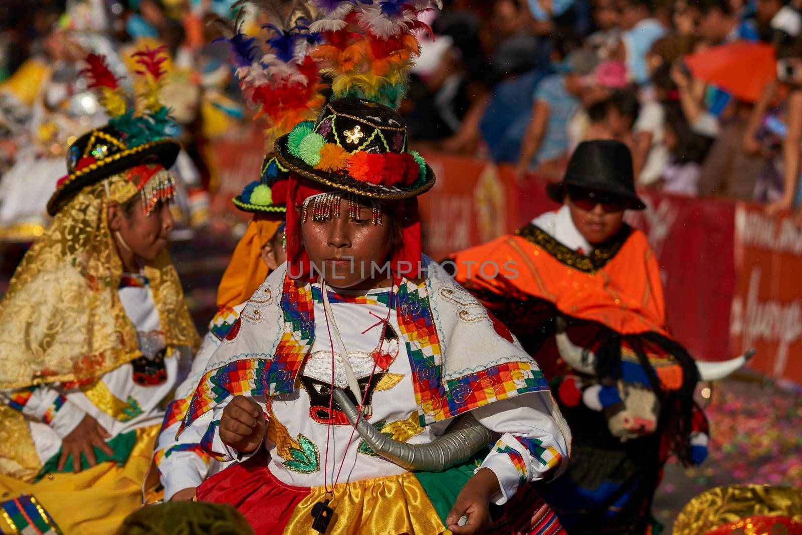 Waca Waca dancers at the Arica Carnival by JeremyRichards