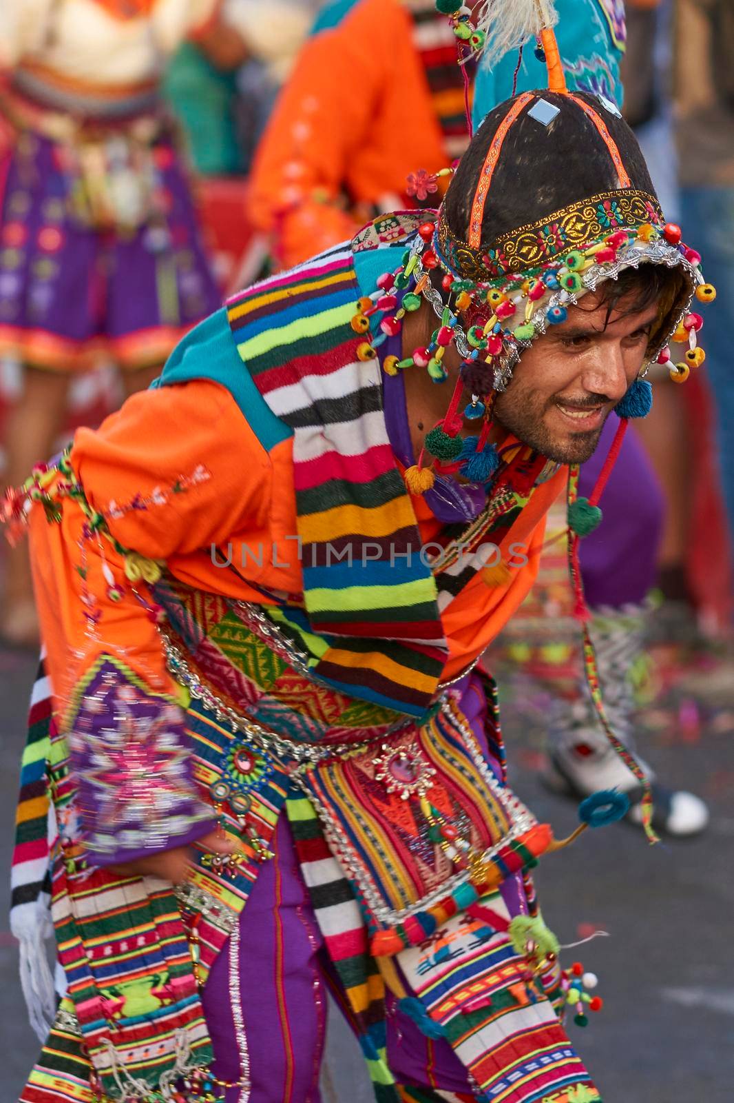 Tinkus dancers at the Arica Carnival by JeremyRichards