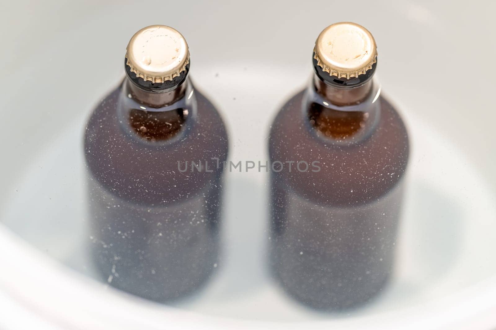 lids for closing beverage bottles. High quality photo