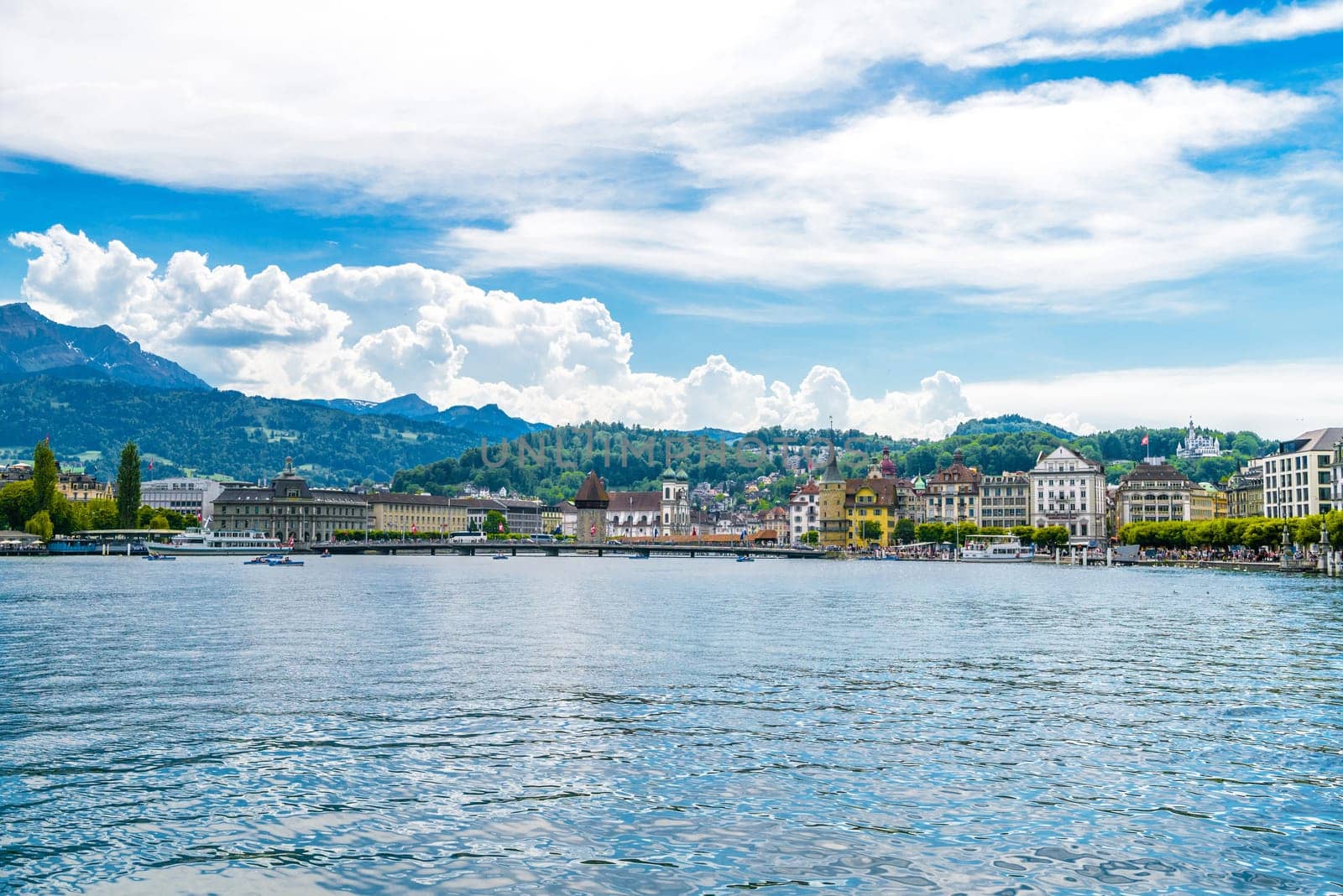Lake Lucerne near city Lucerne, Luzern Switzerland by Eagle2308