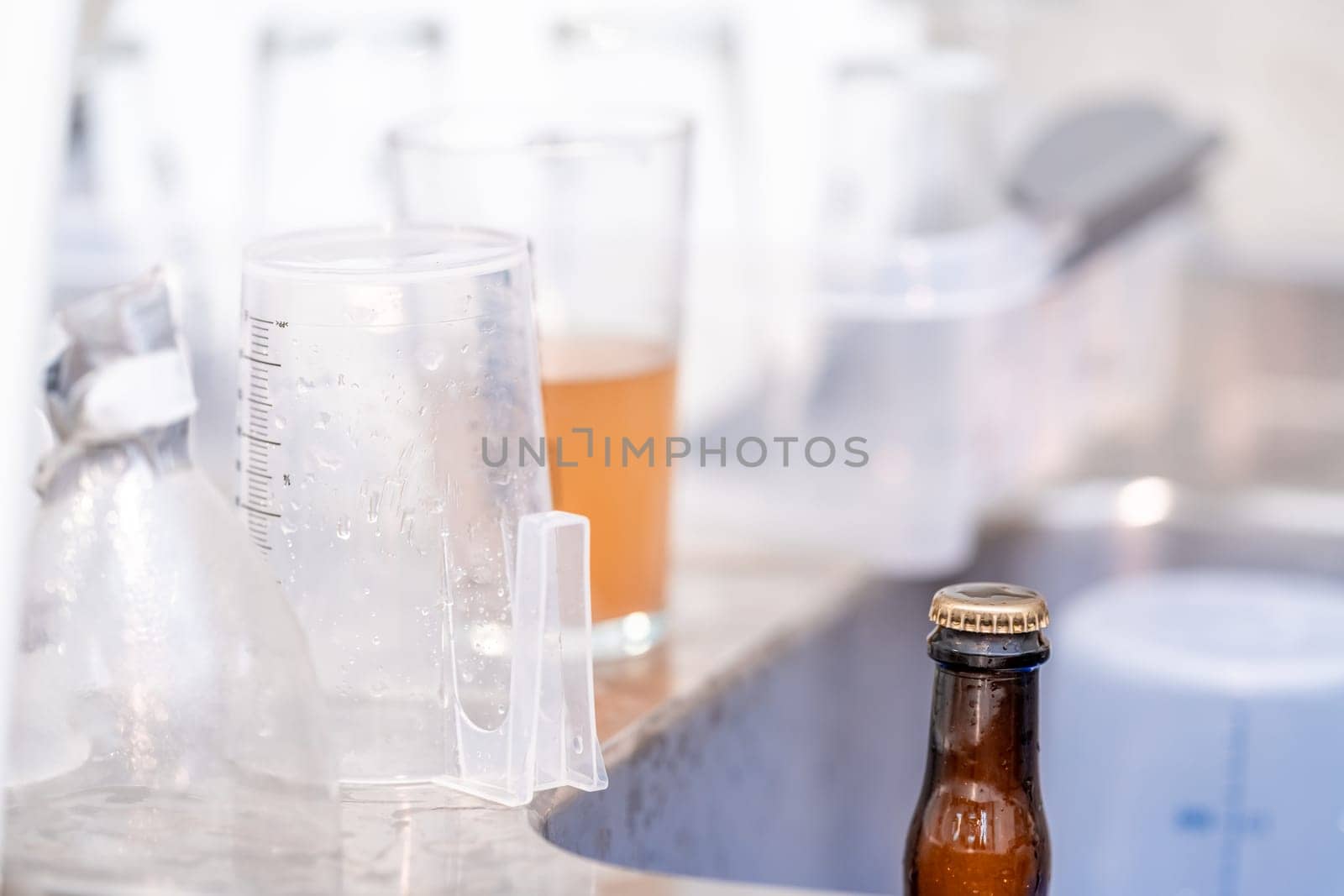 lids for closing beverage bottles. High quality photo