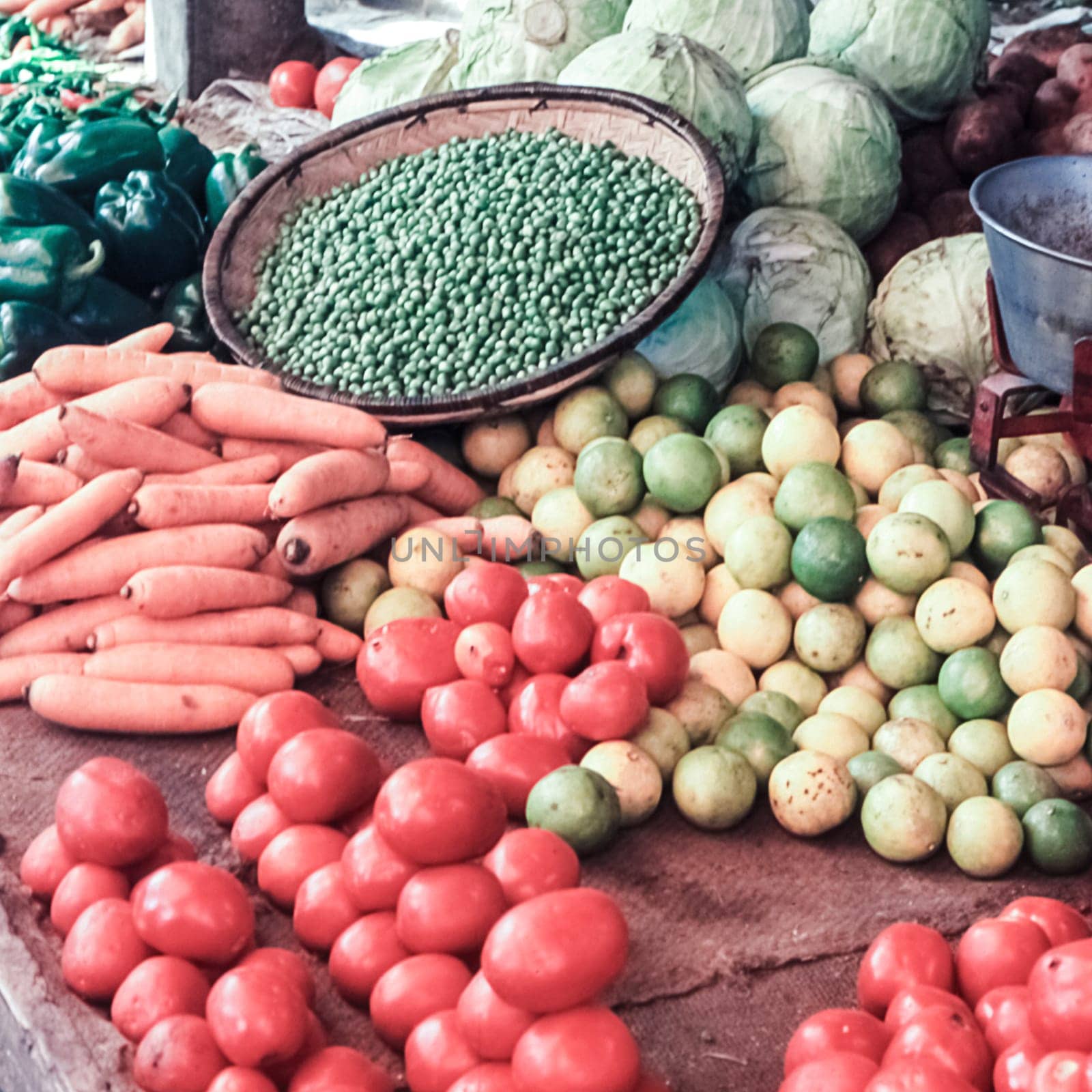 fruit and vegetable market of Stone Town, Zanzibar, Tanzania, Africa