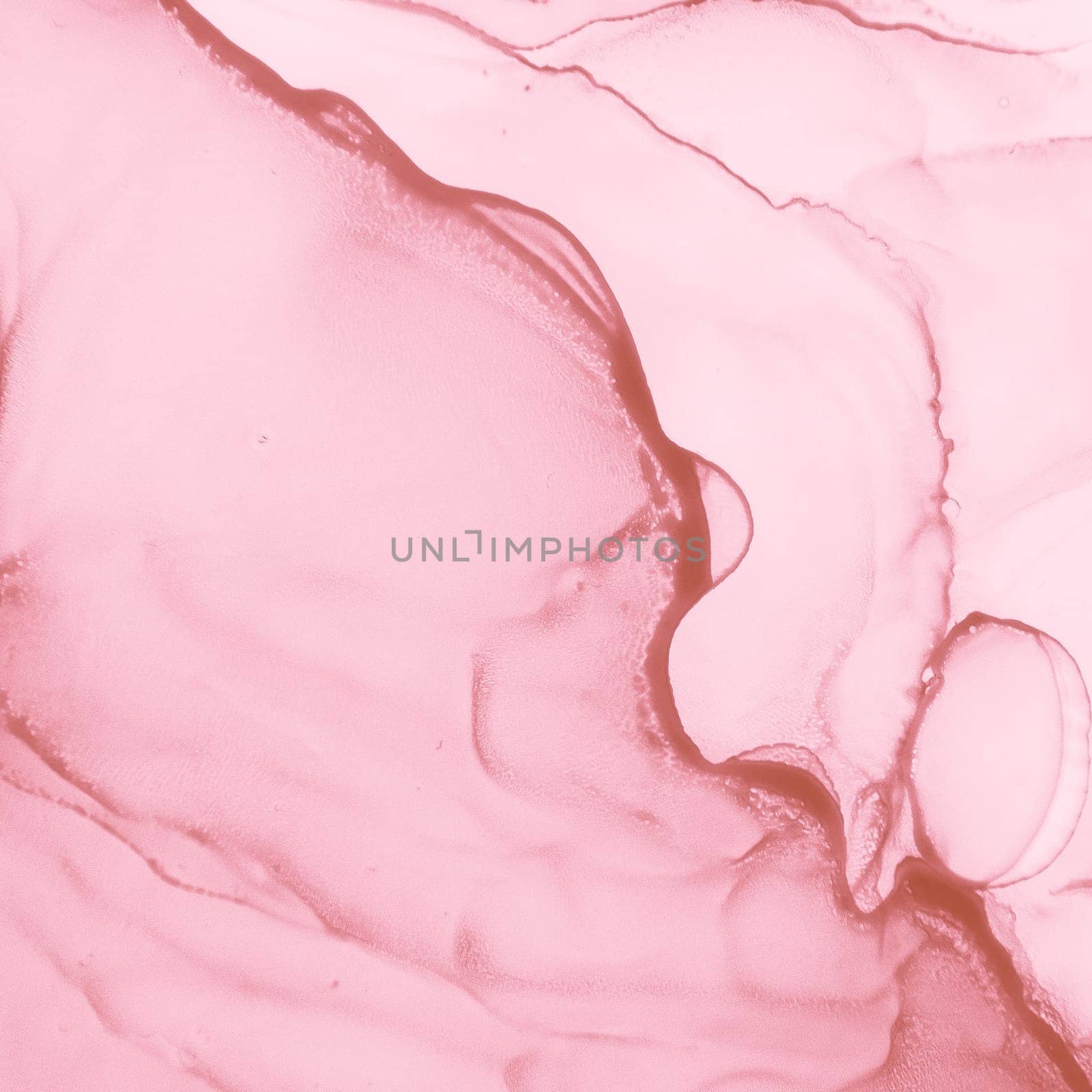 Elegant Pink Marble. Abstract Background. Ink by YASNARADA