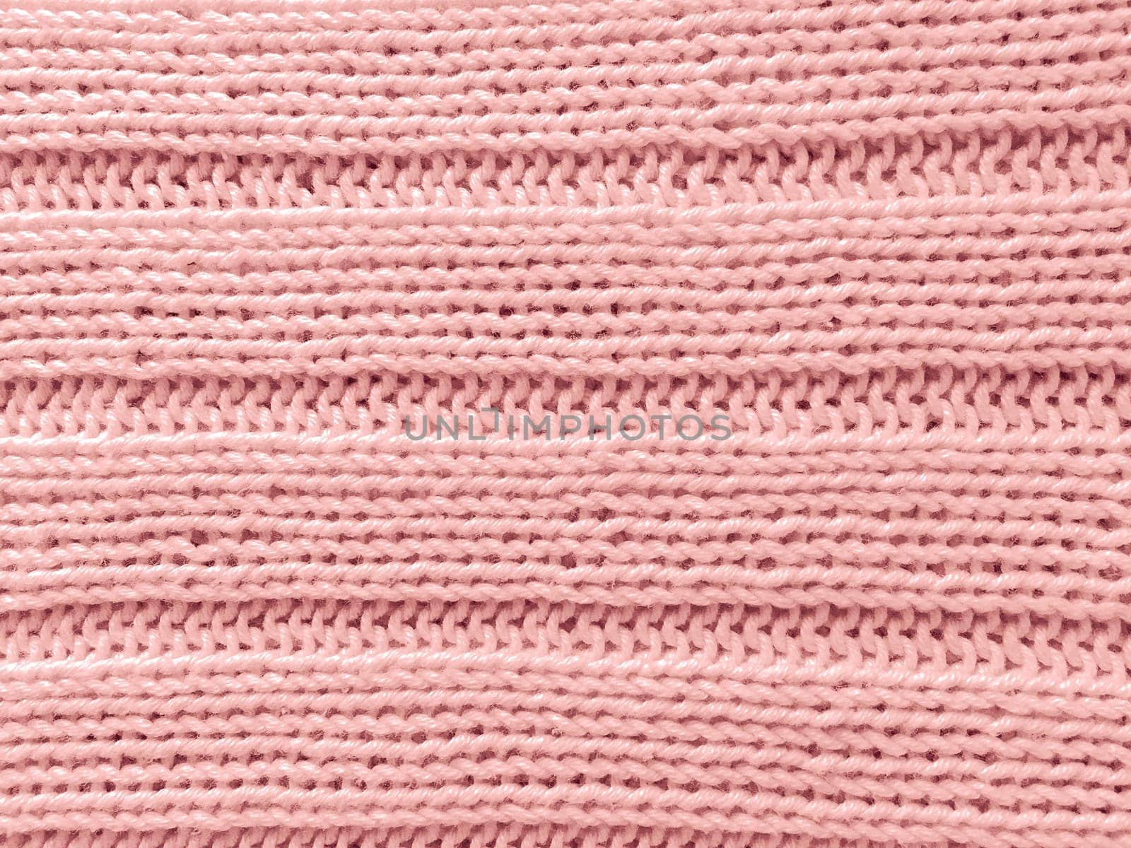 Texture Knitted Fabric. Xmas Wool Pattern. Knitwear Cotton Background. Woven Fabrics. Scandinavian Detail Material. Organic Macro Thread. Abstract Handmade Scarf. Jacquard Knitting.