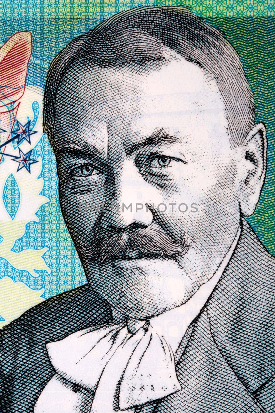 Pavol Orszagh Hviezdoslav a portrait from money by johan10