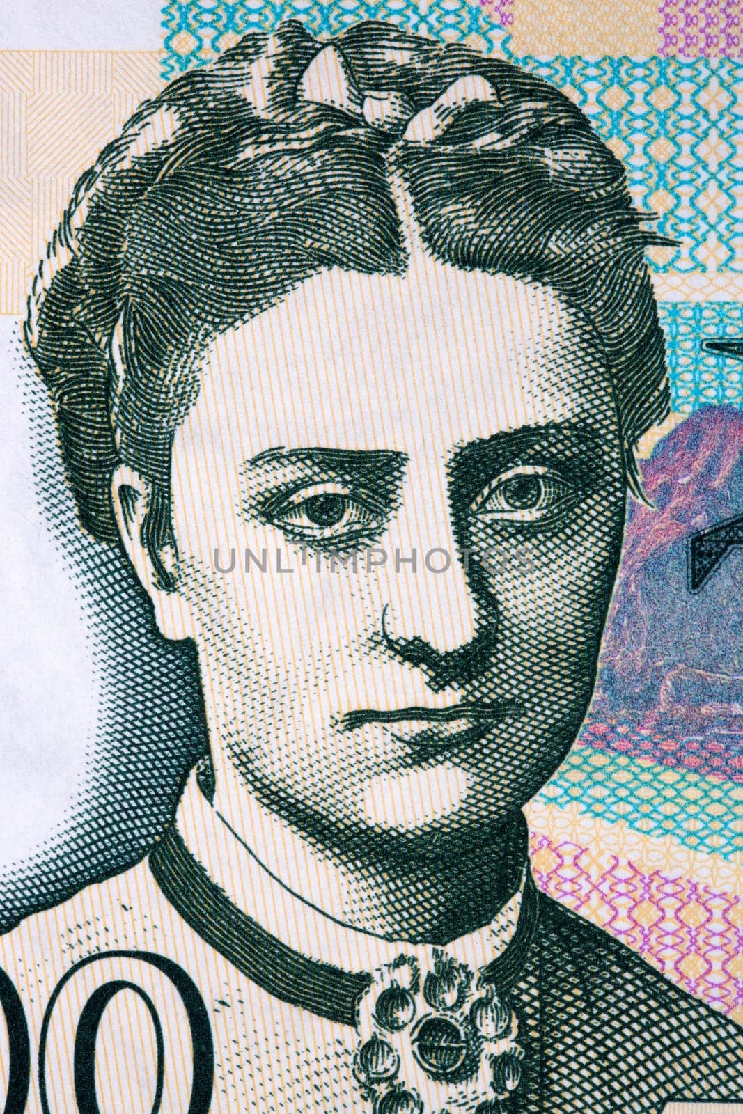 Gina Krog a portrait from money by johan10