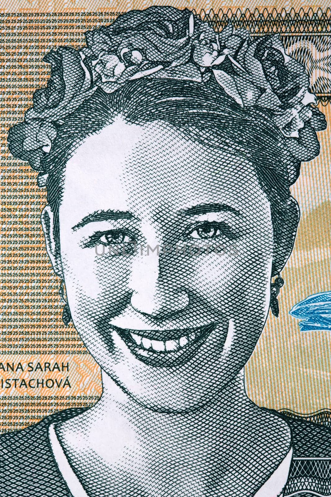 Ivana Sarah Pristachova a portrait from money by johan10