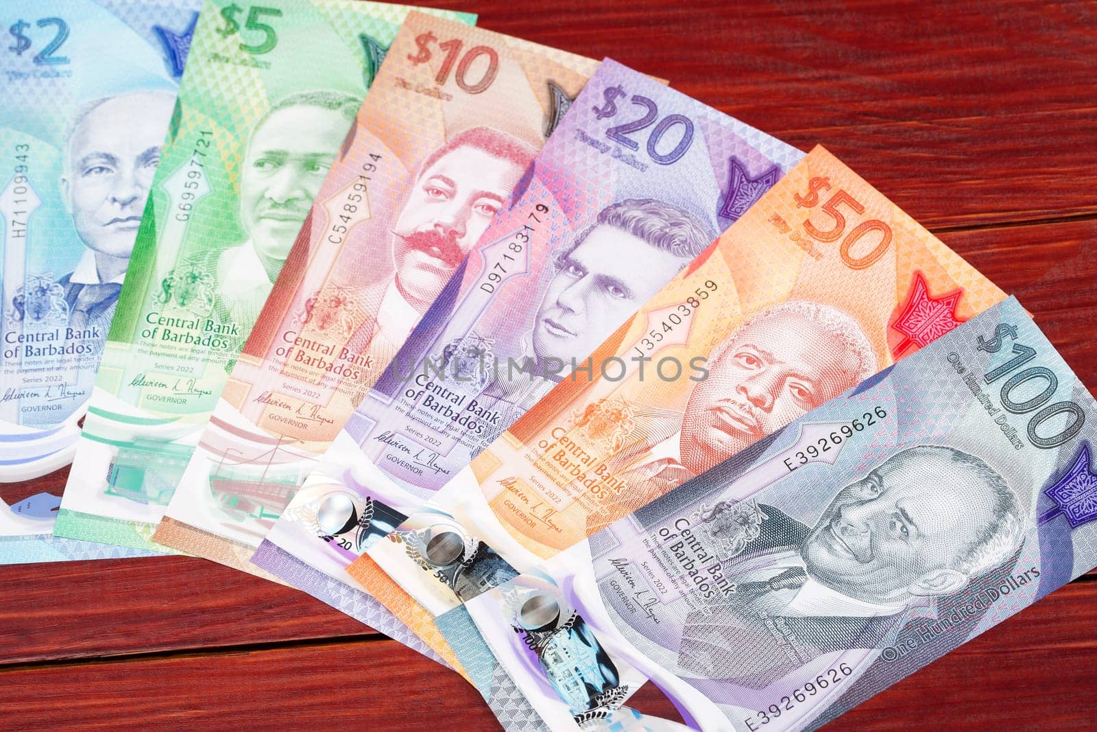 Barbados money - new series of banknotes	 by johan10