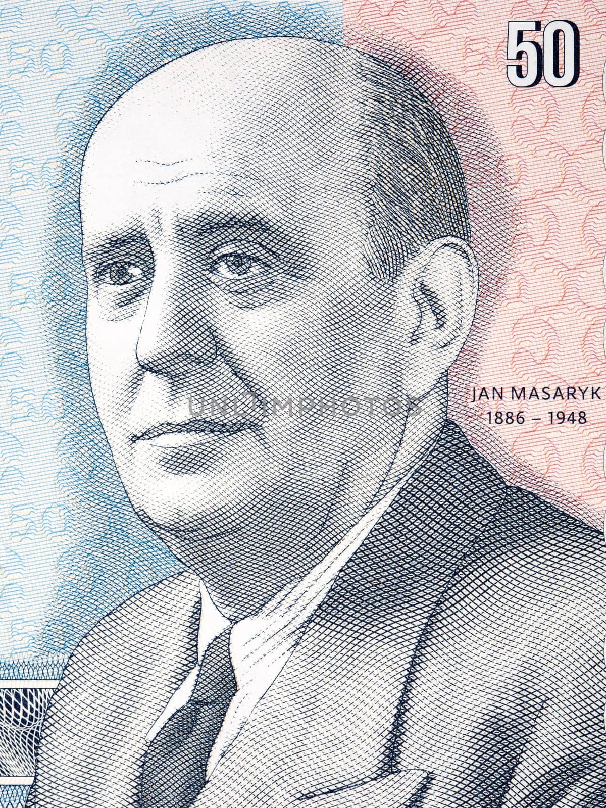 Jan Masaryk a portrait from money by johan10