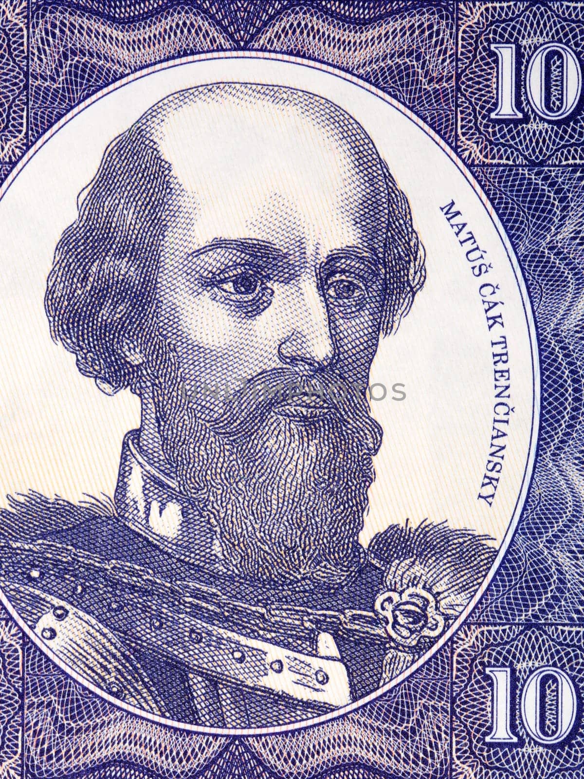 Matus Cak Trenciansky a portrait from Czechoslovak money by johan10