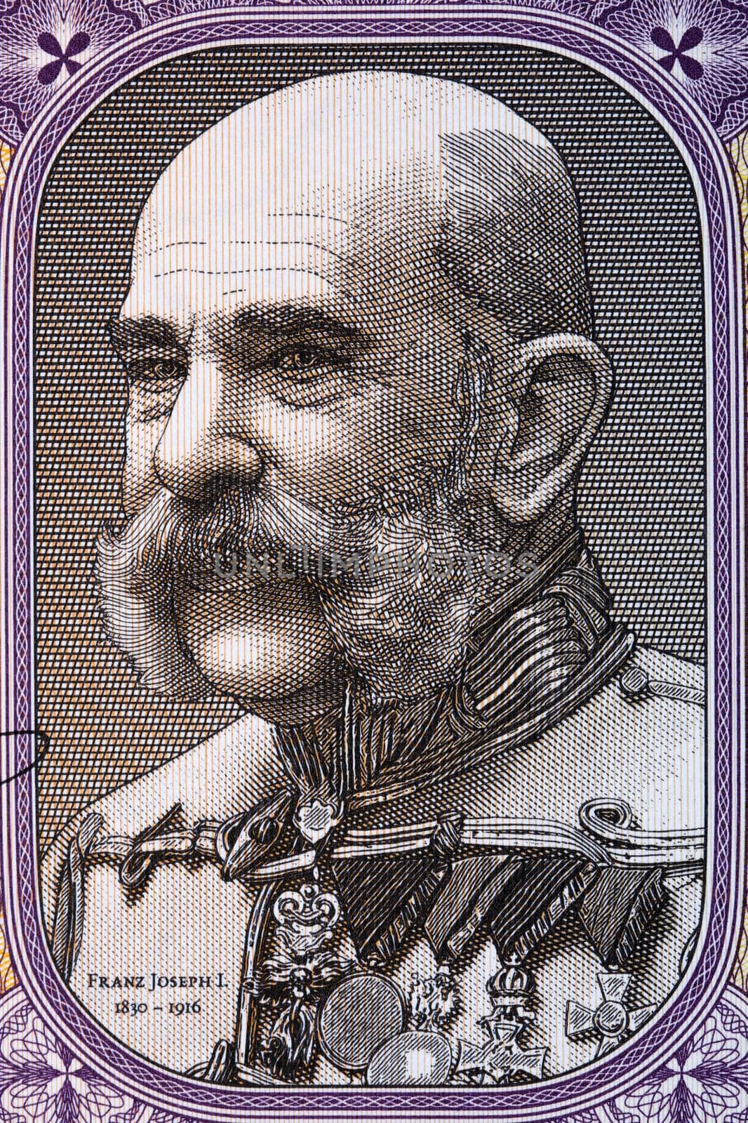 Franz Joseph I of Austria a portrait from money by johan10