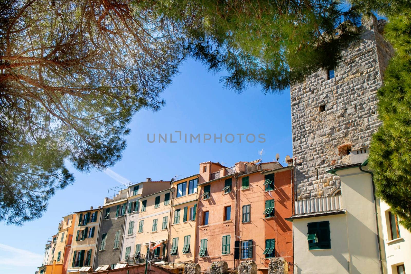 Photographic documentation of the small colorful village of Portovenere Liguria Italy