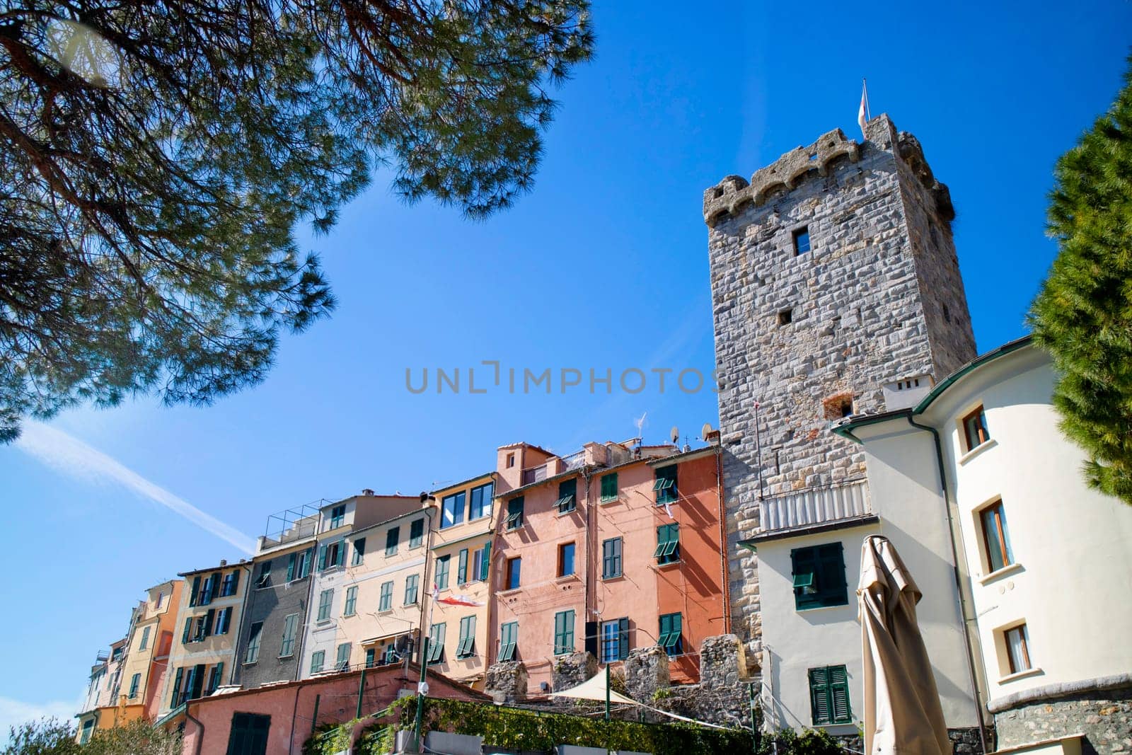 Photographic documentation of the small colorful village of Portovenere Liguria Italy